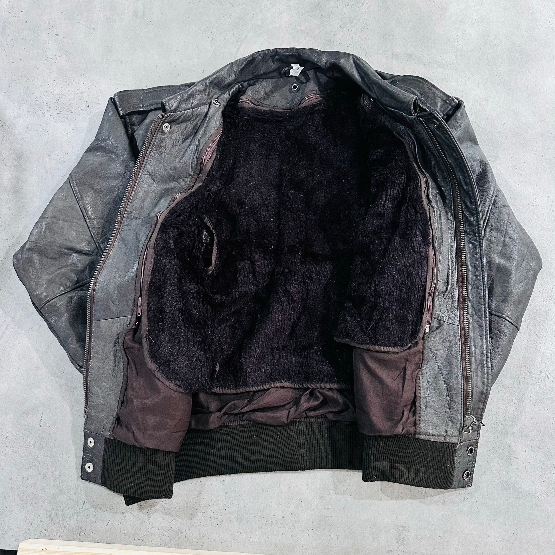 Vintage 70s-90s France Retro Flight Leather Jackets