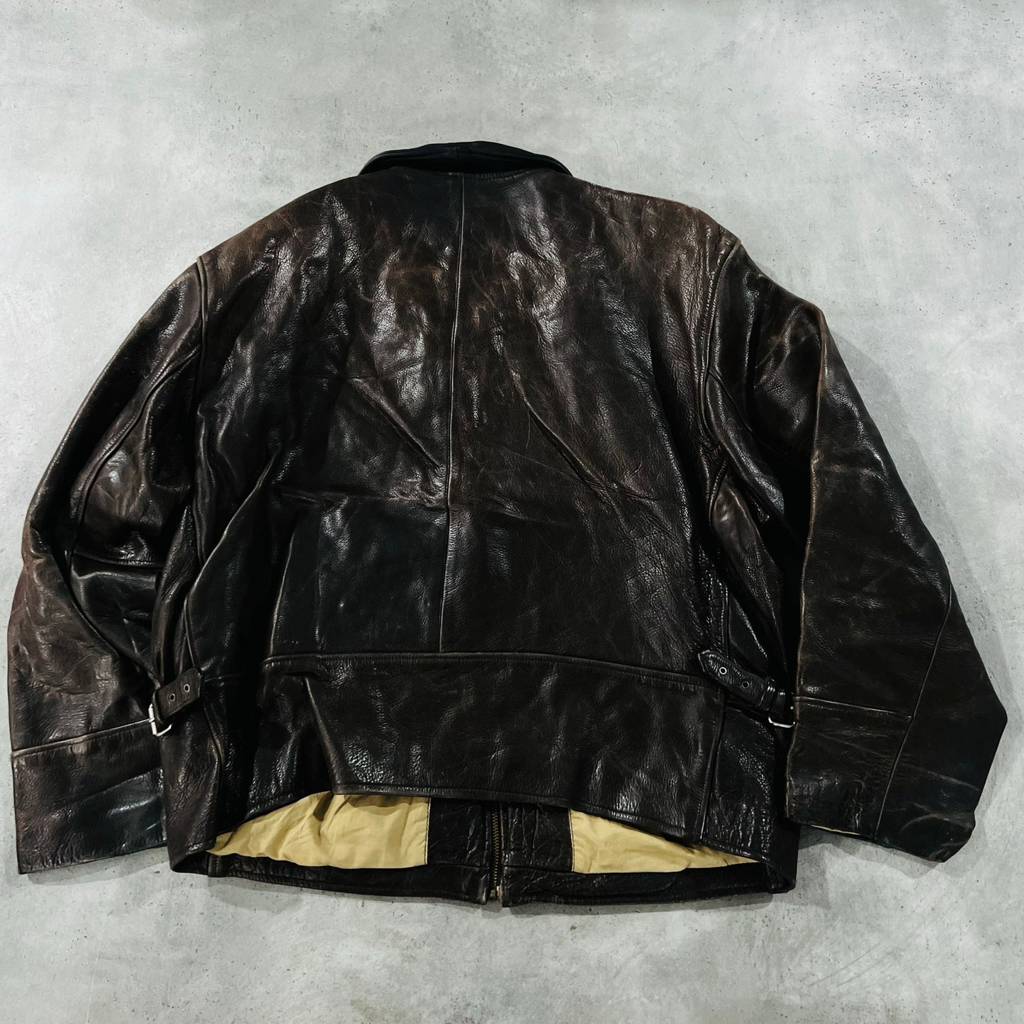 Vintage France Retro Leather Jackets