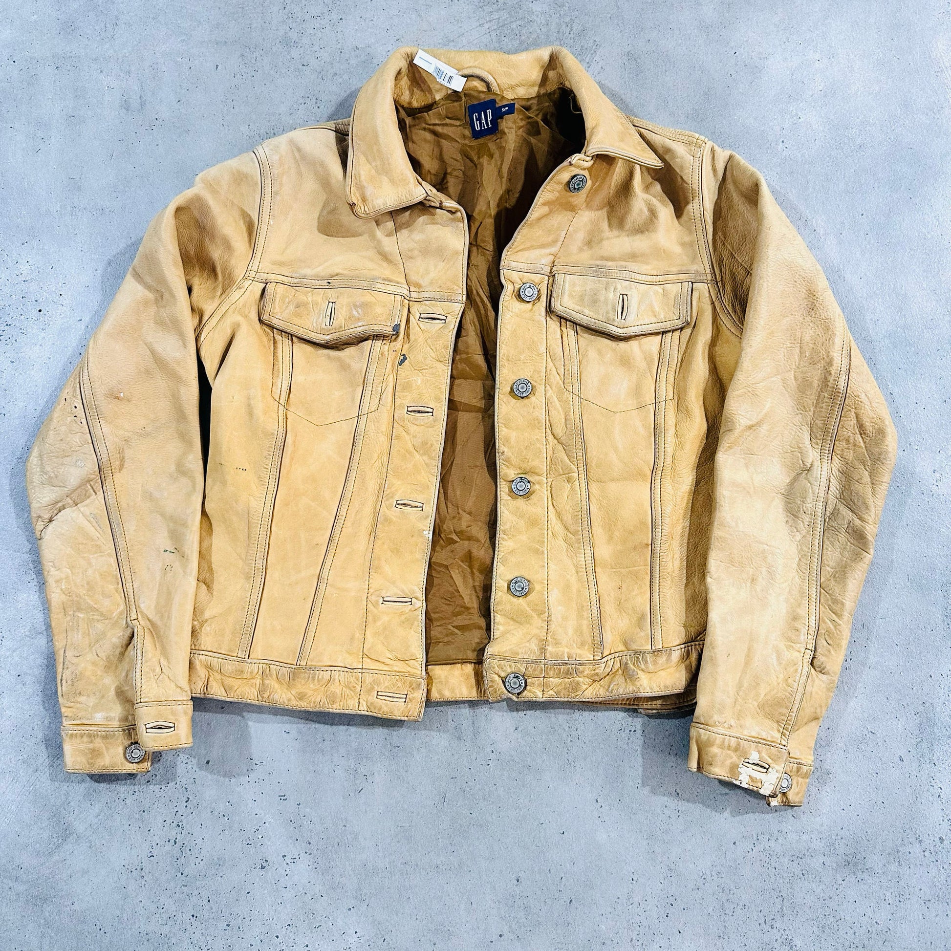 Vintage Gap Retro Leather Jackets