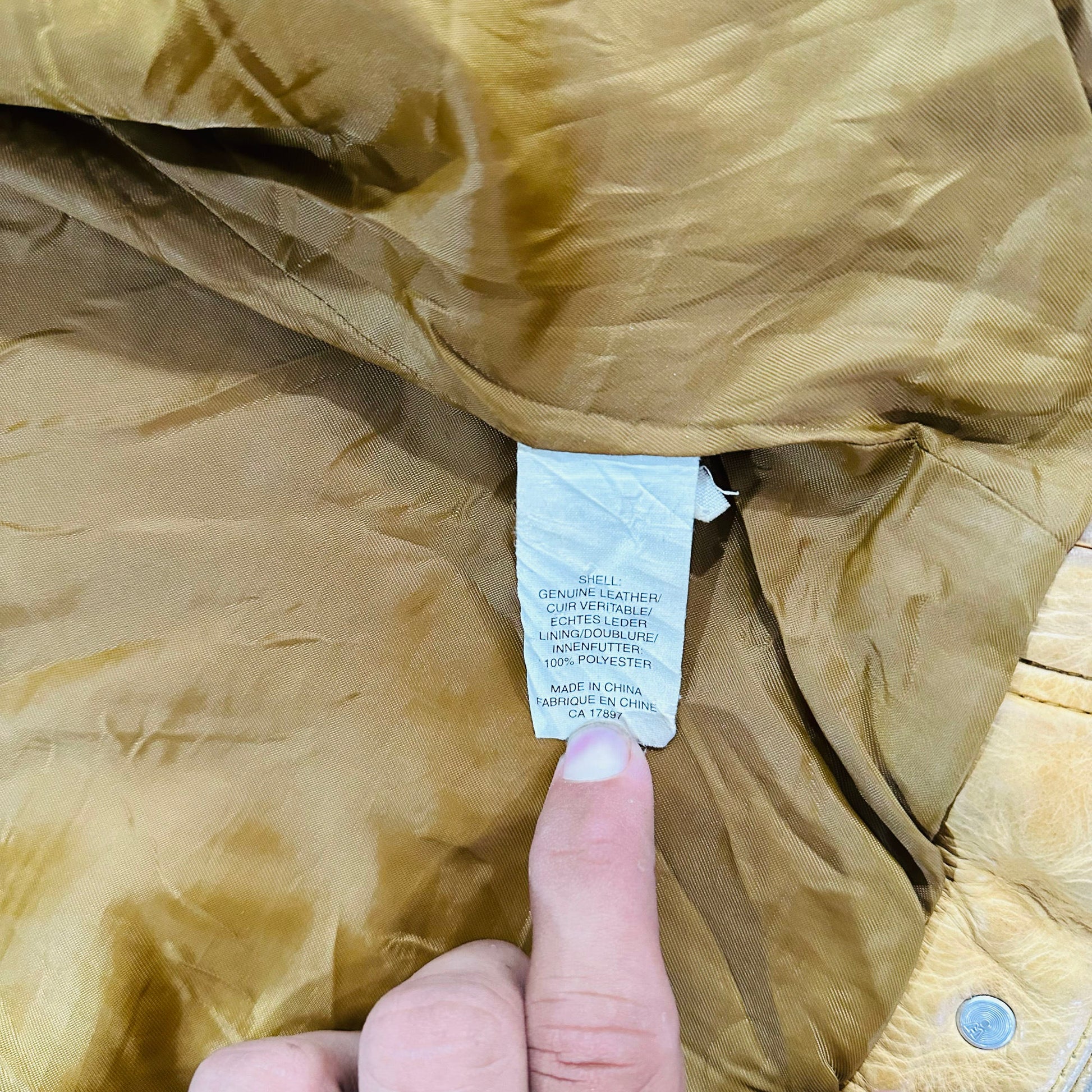 Vintage Gap Retro Leather Jackets
