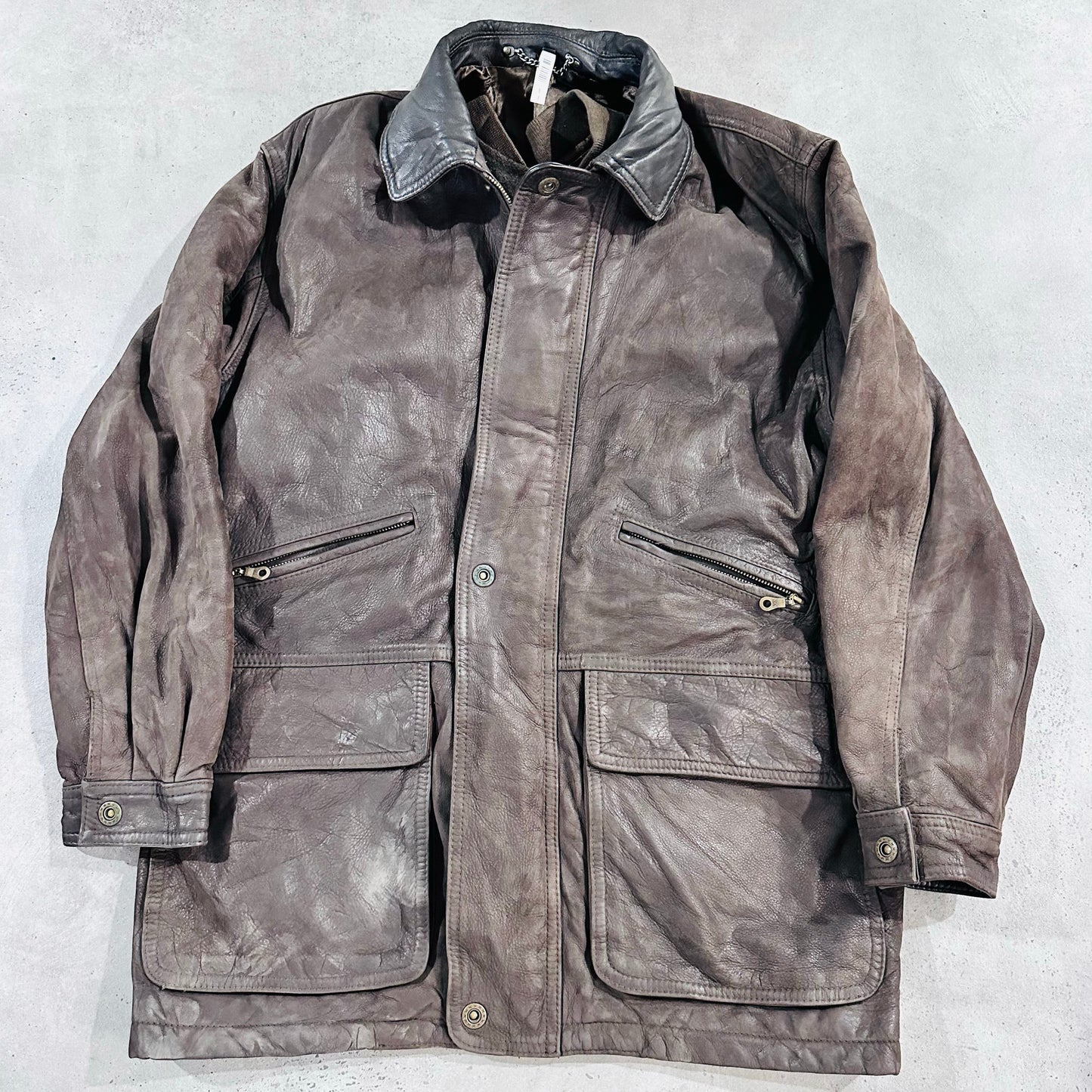 Vintage 70s-90s France Retro Leather Jackets