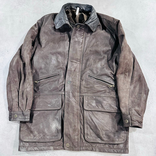 Vintage 70s-90s France Retro Leather Jackets