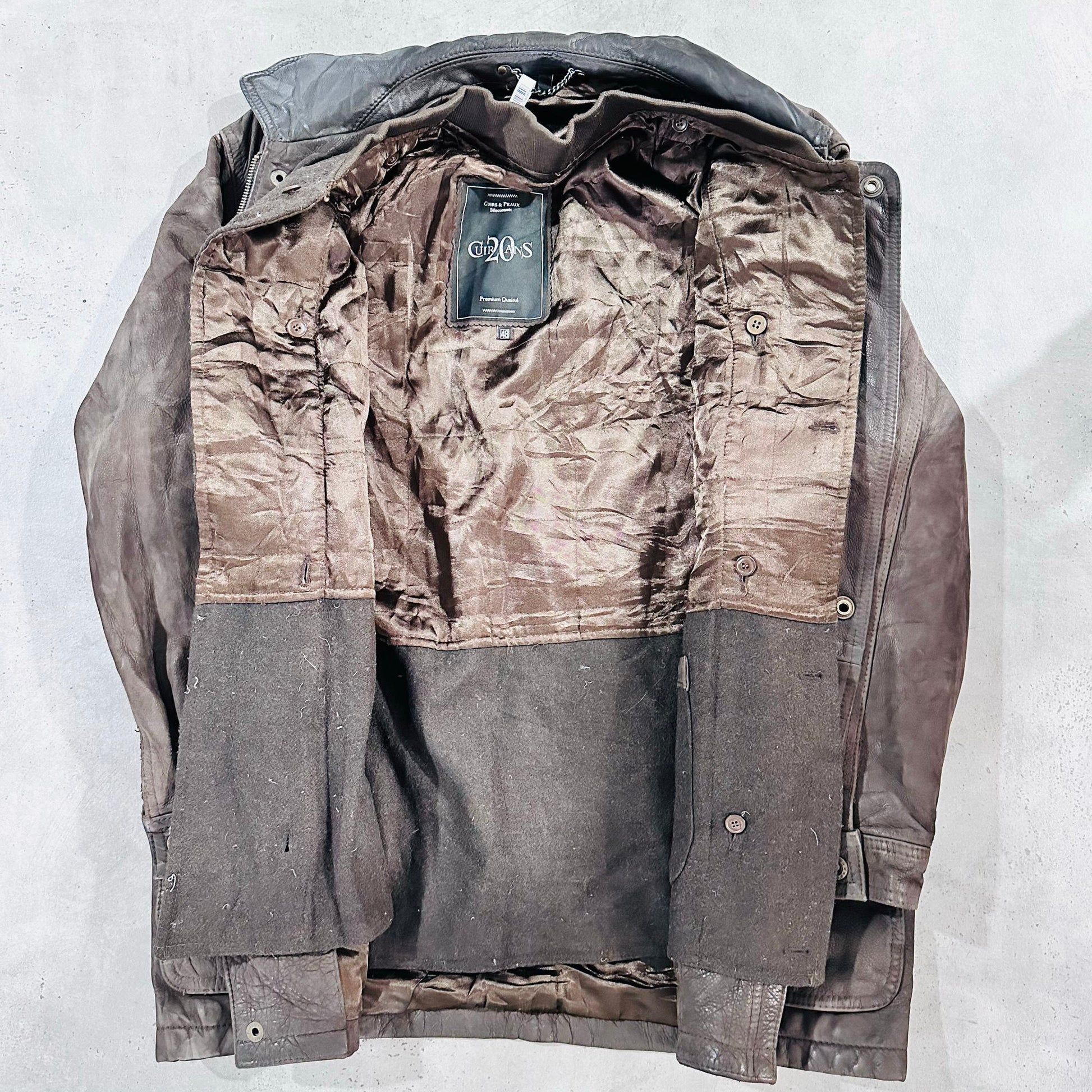 Vintage 70s-90s France Retro Leather Jackets