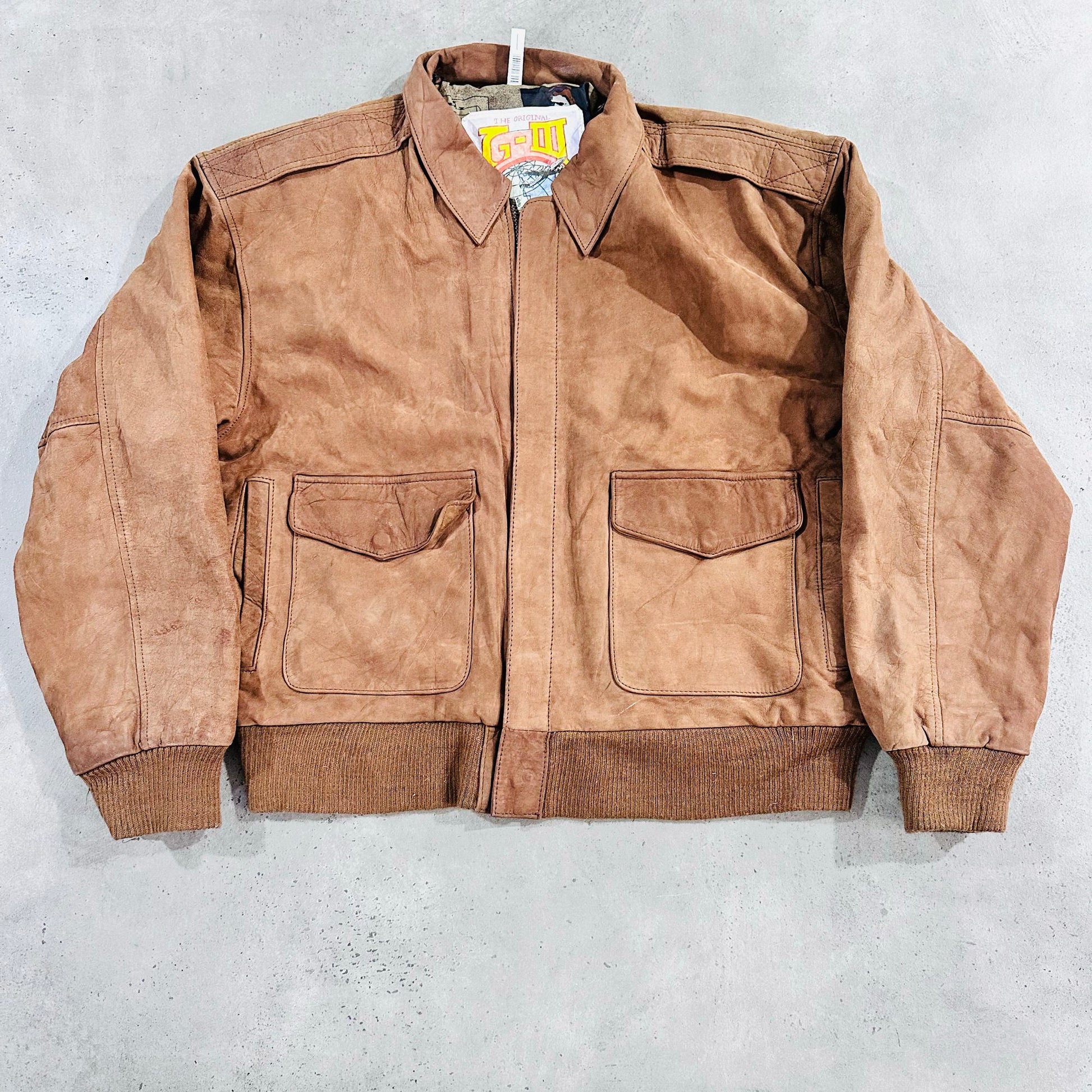 Vintage 70s-90s South Korea Retro Flight Leather Jackets