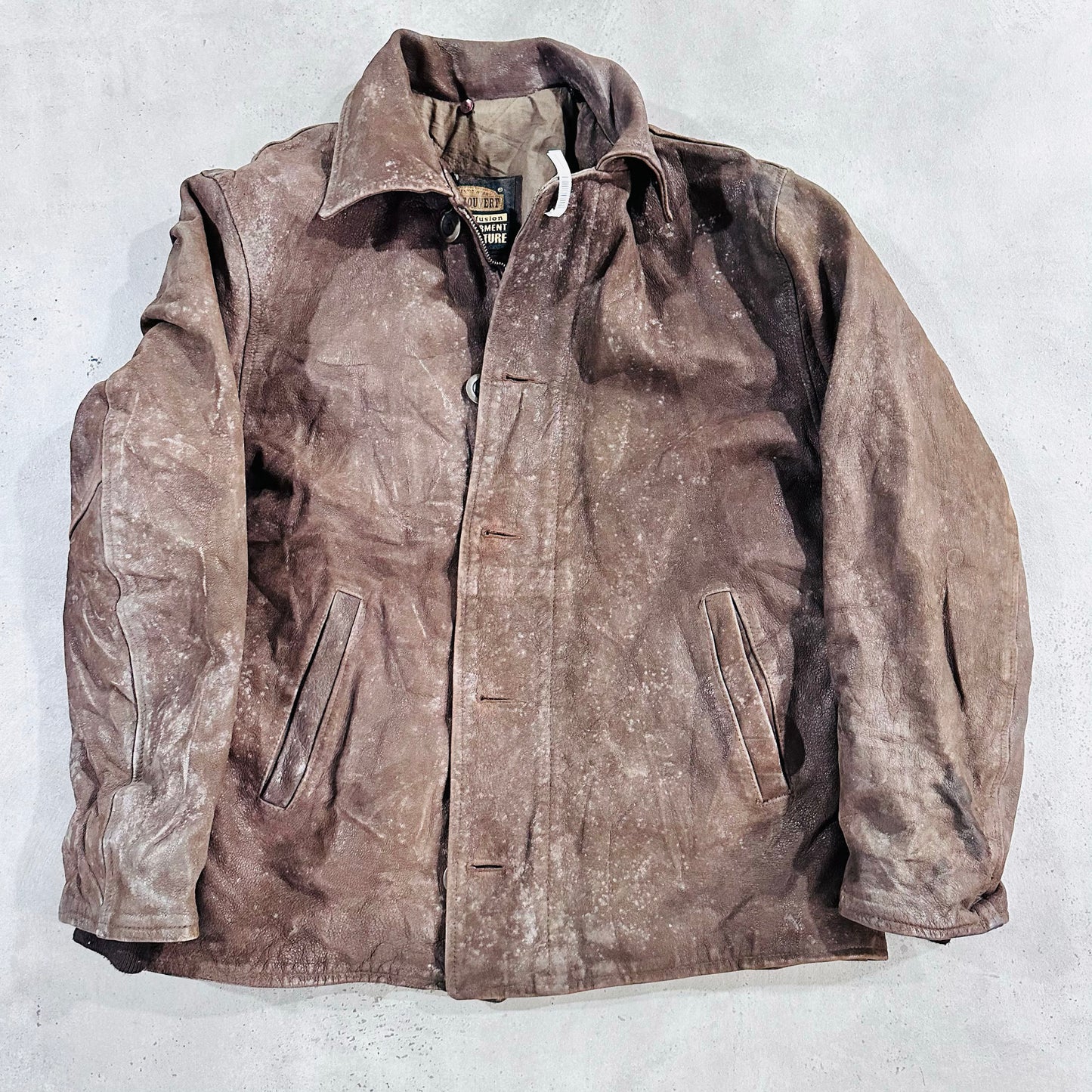 Vintage 70s-90s France Retro Leather Jackets