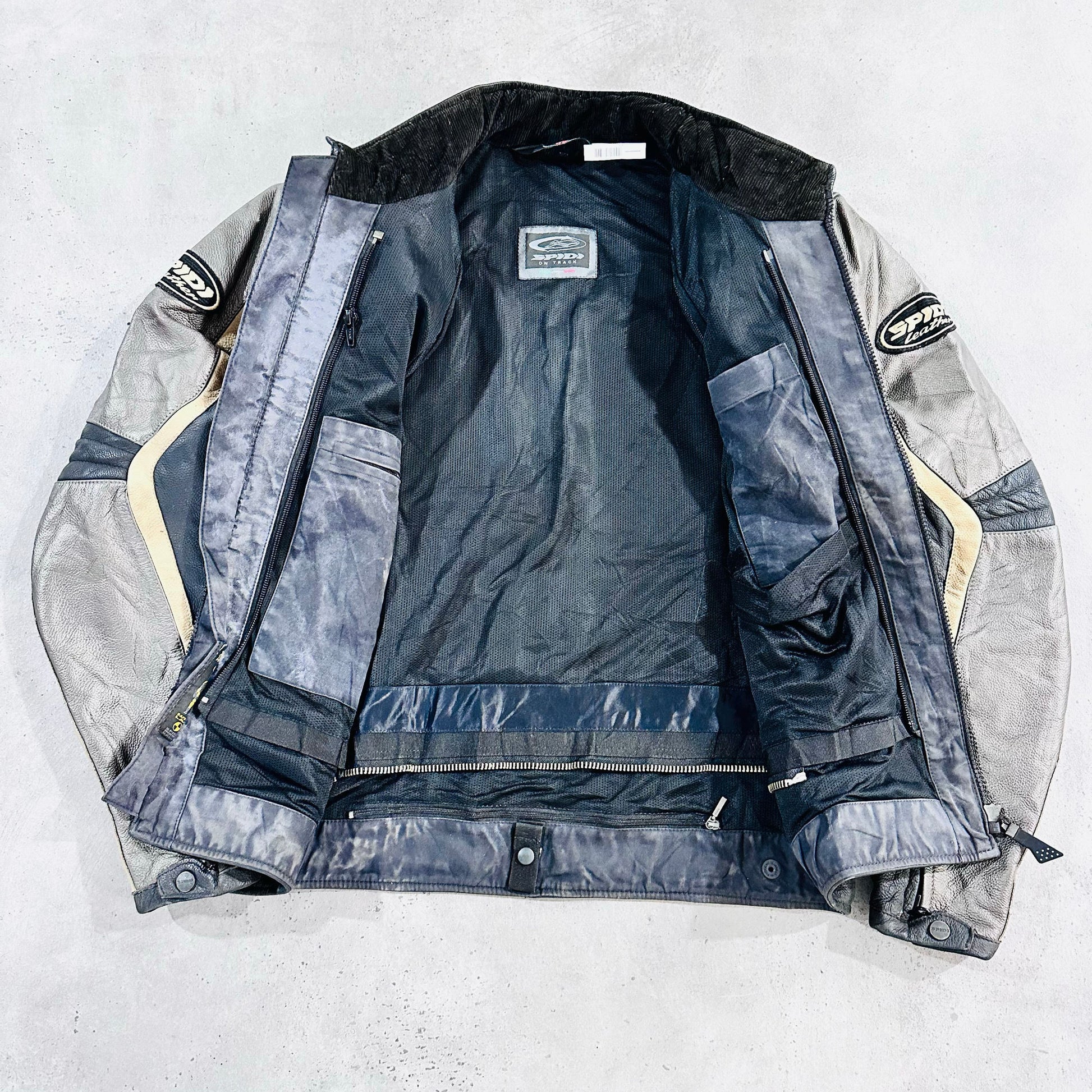 Vintage Italy Sportswear Motorcycle Leather Jackets