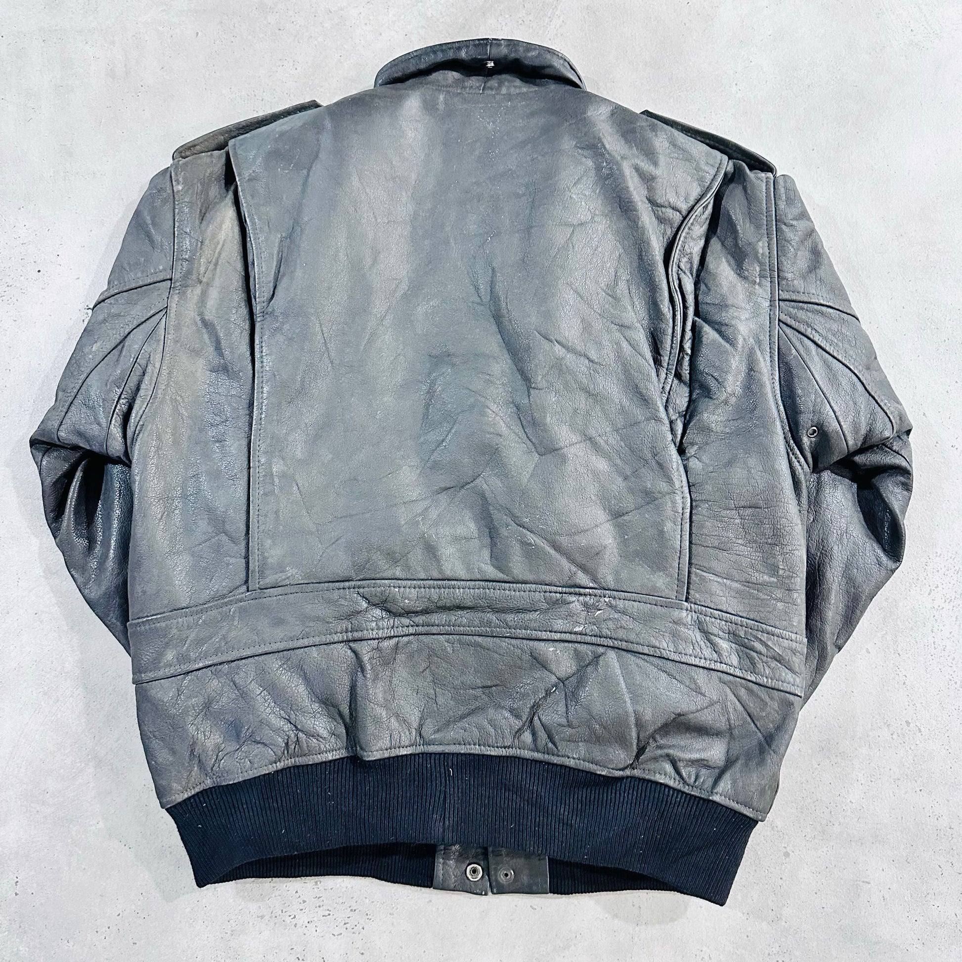 Vintage France Military Flight Leather Jackets