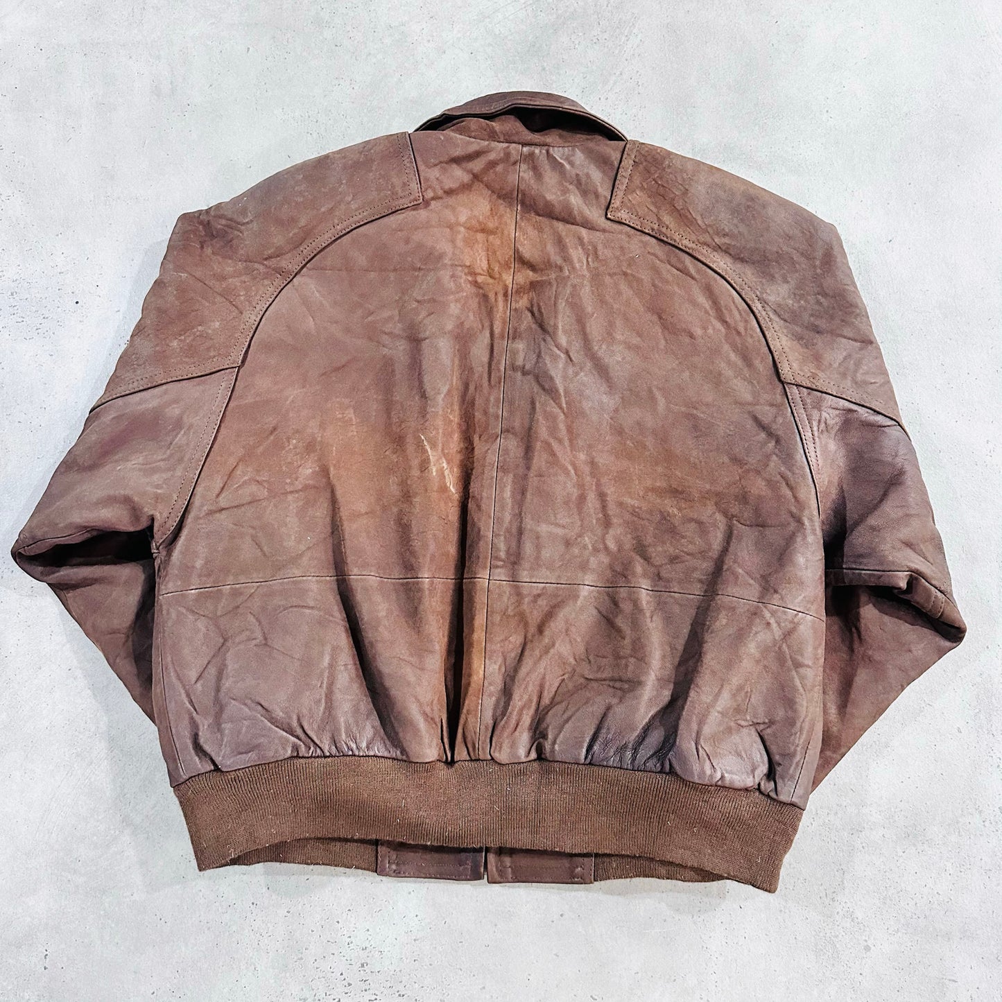 Vintage 70s-90s South Korea Retro Flight Leather Jackets