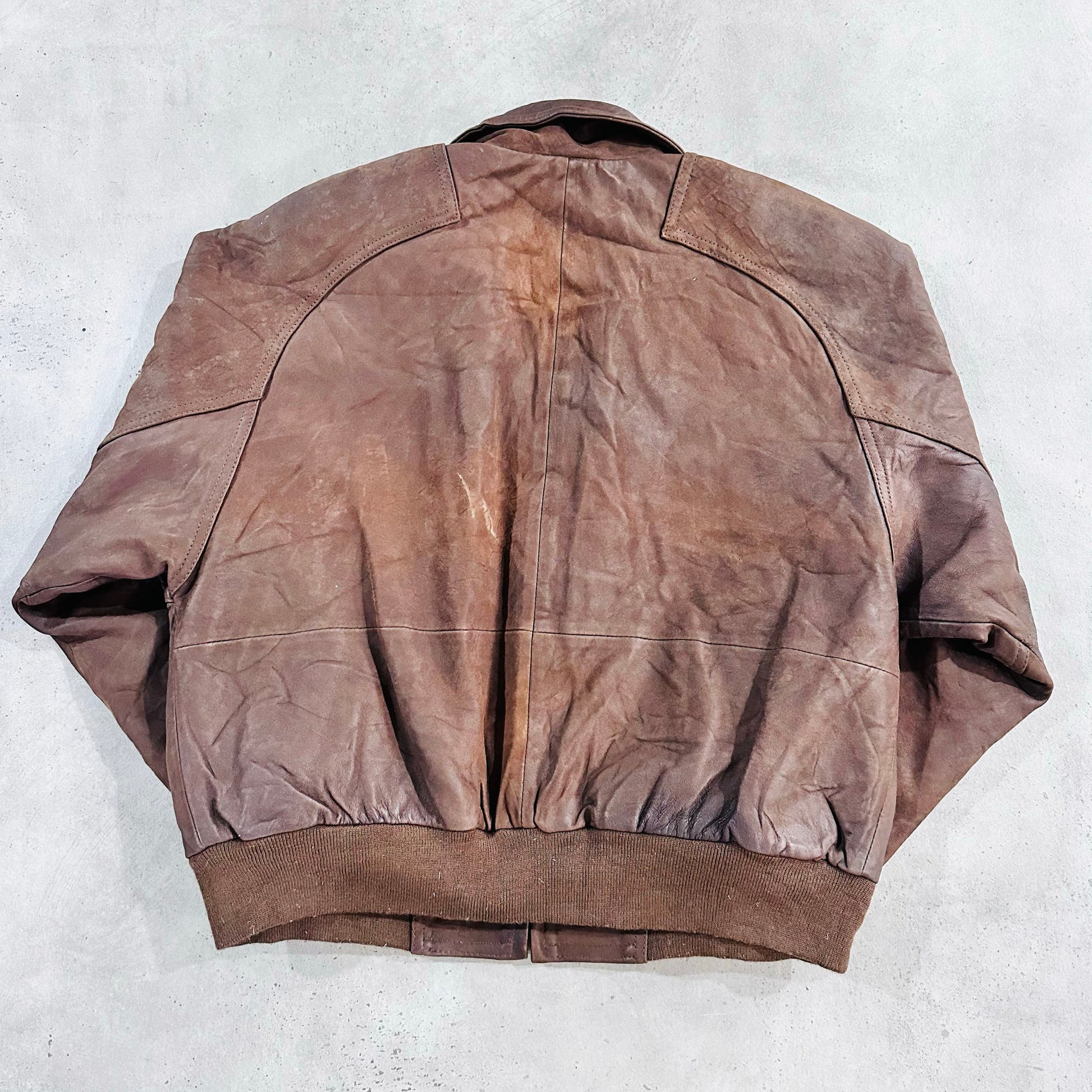 Vintage 70s-90s South Korea Retro Flight Leather Jackets