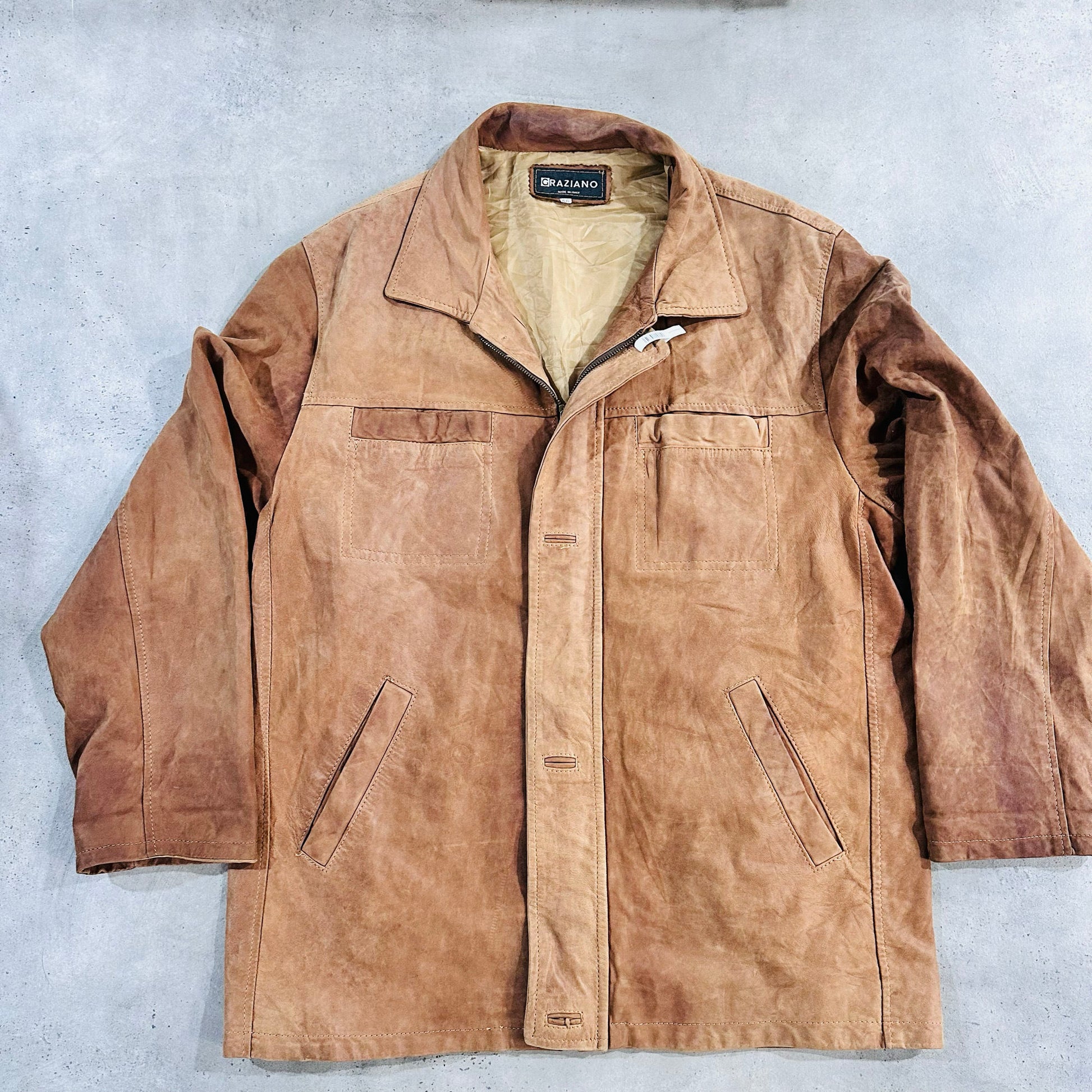 Vintage 70s-90s Italy Retro Leather Jackets