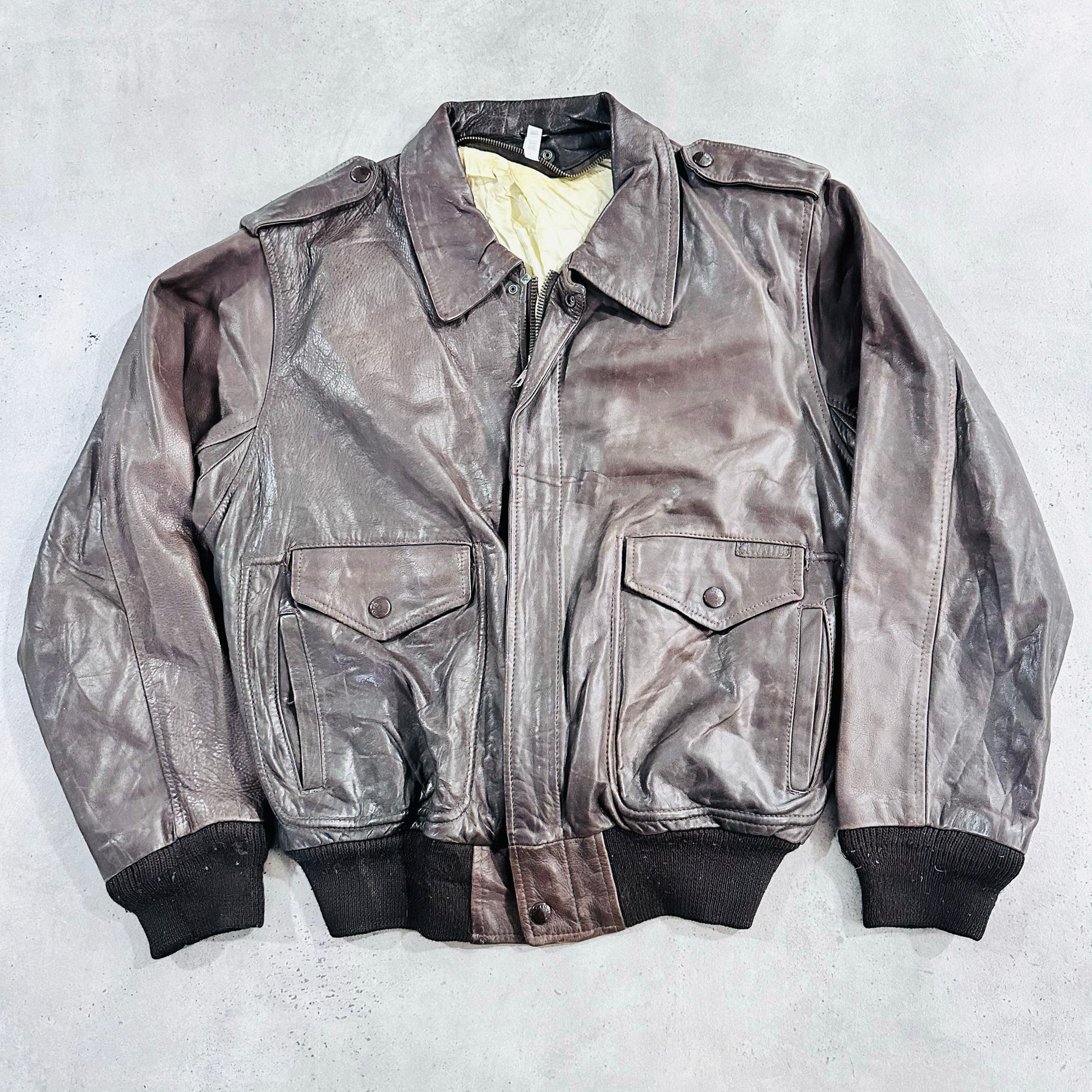 Vintage 70s-90s Military A-2 Leather Jackets