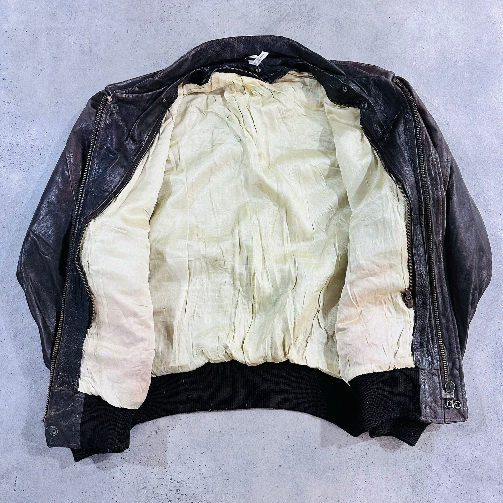 Vintage 70s-90s Military A-2 Leather Jackets
