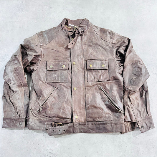 Vintage Italy Retro Leather Jackets