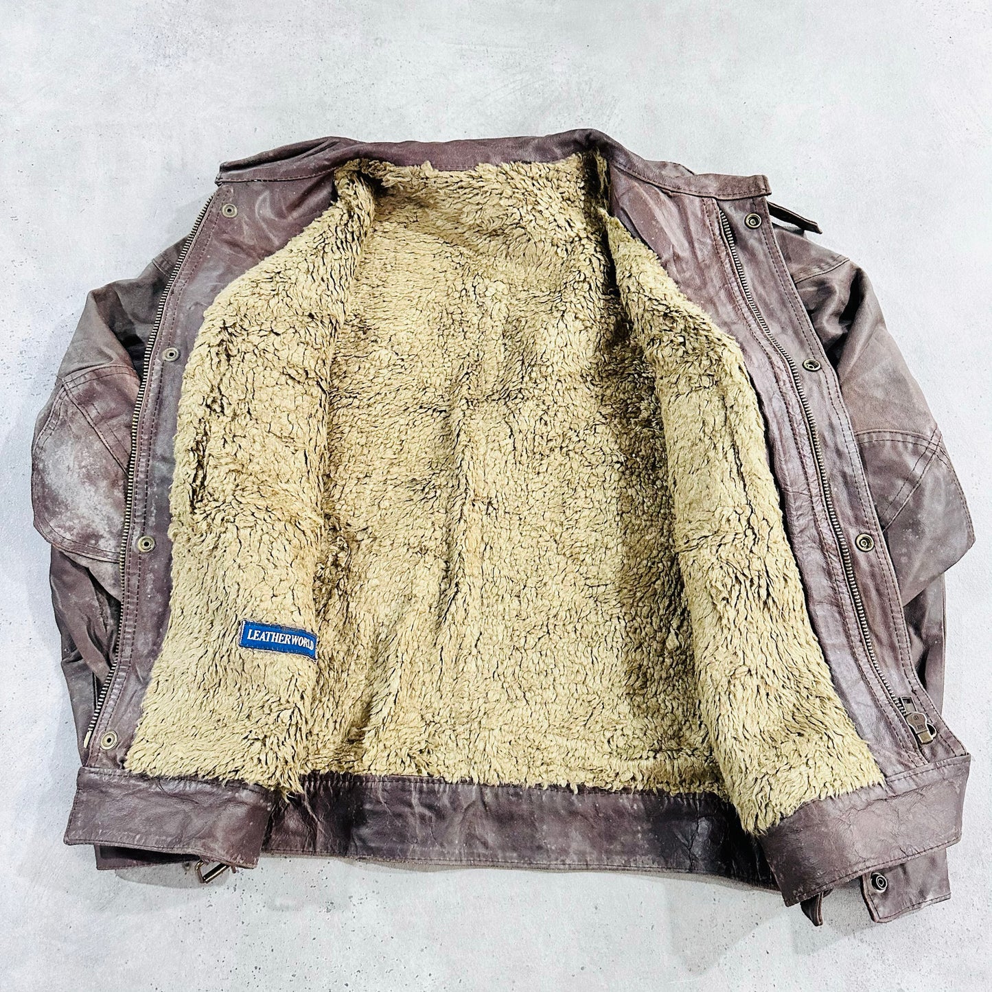 Vintage Italy Retro Leather Jackets
