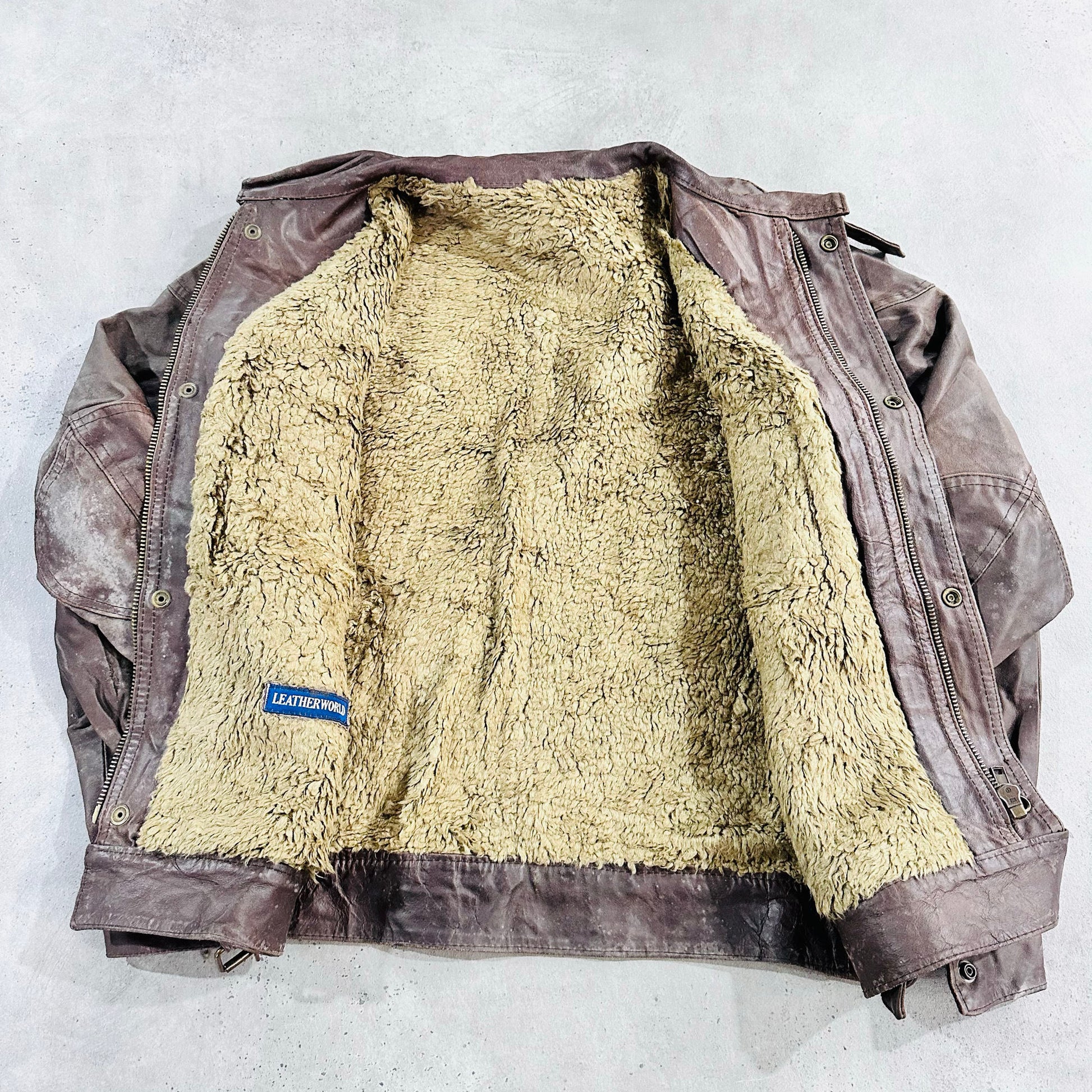Vintage Italy Retro Leather Jackets