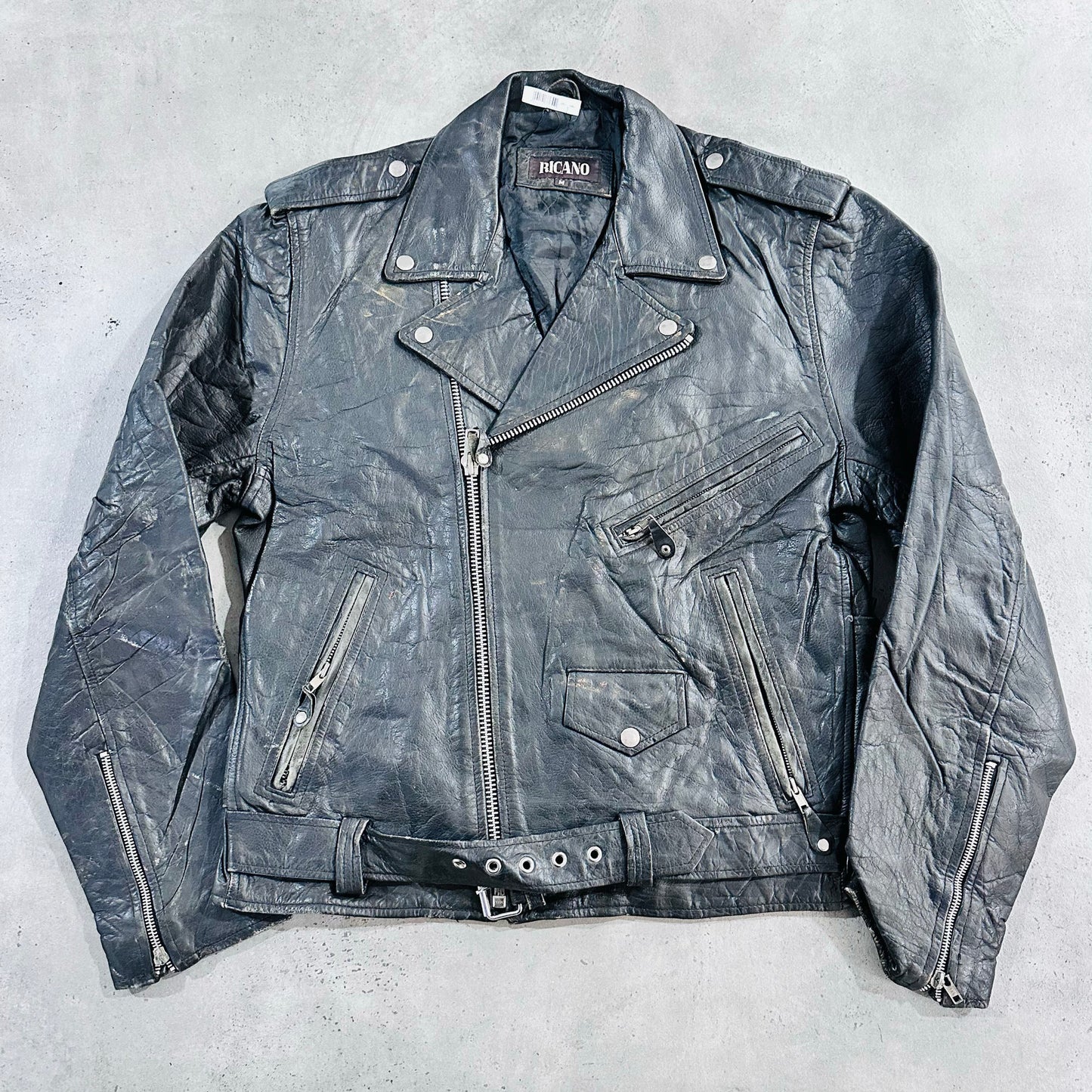 Vintage Retro Double Rider Leather Jackets