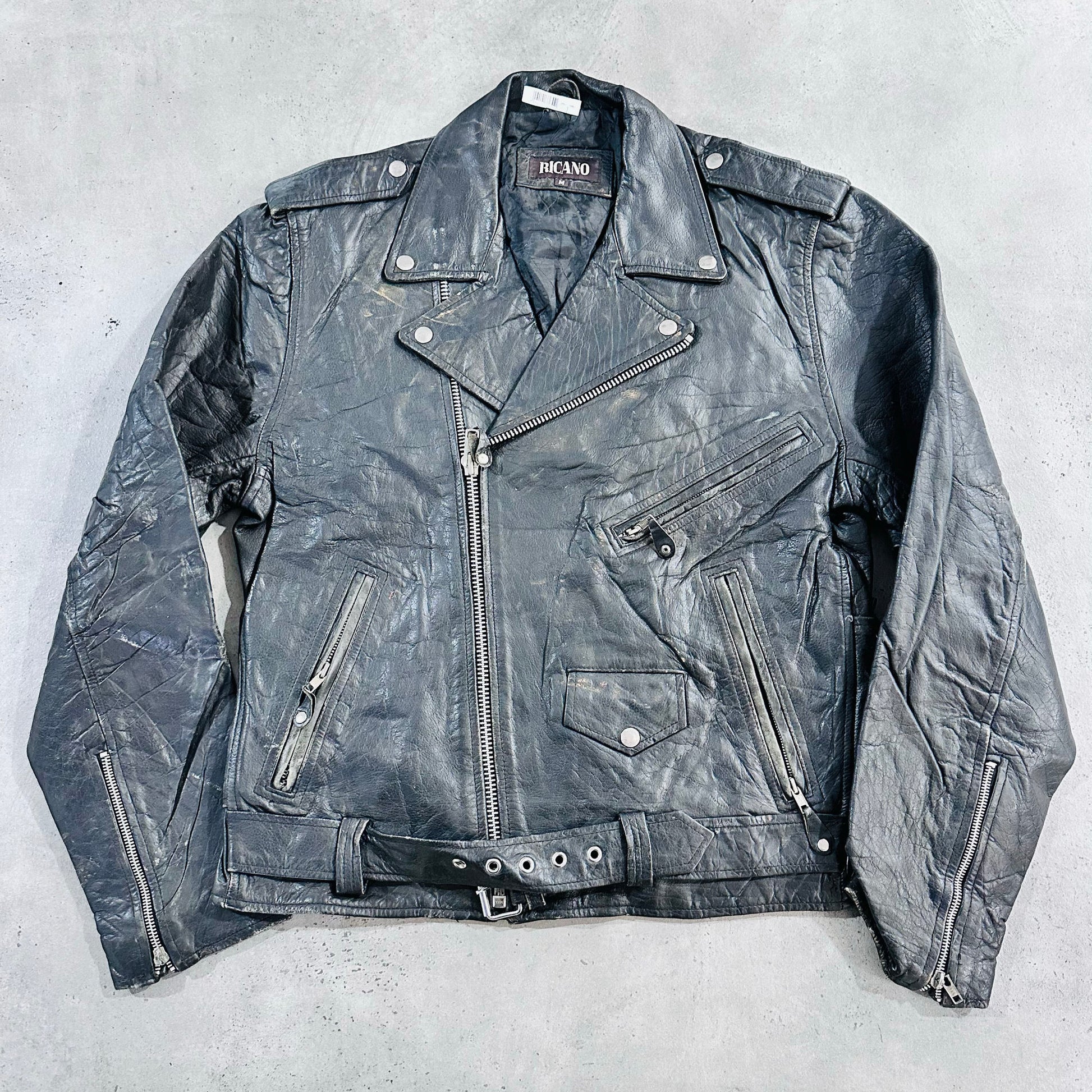 Vintage Retro Double Rider Leather Jackets