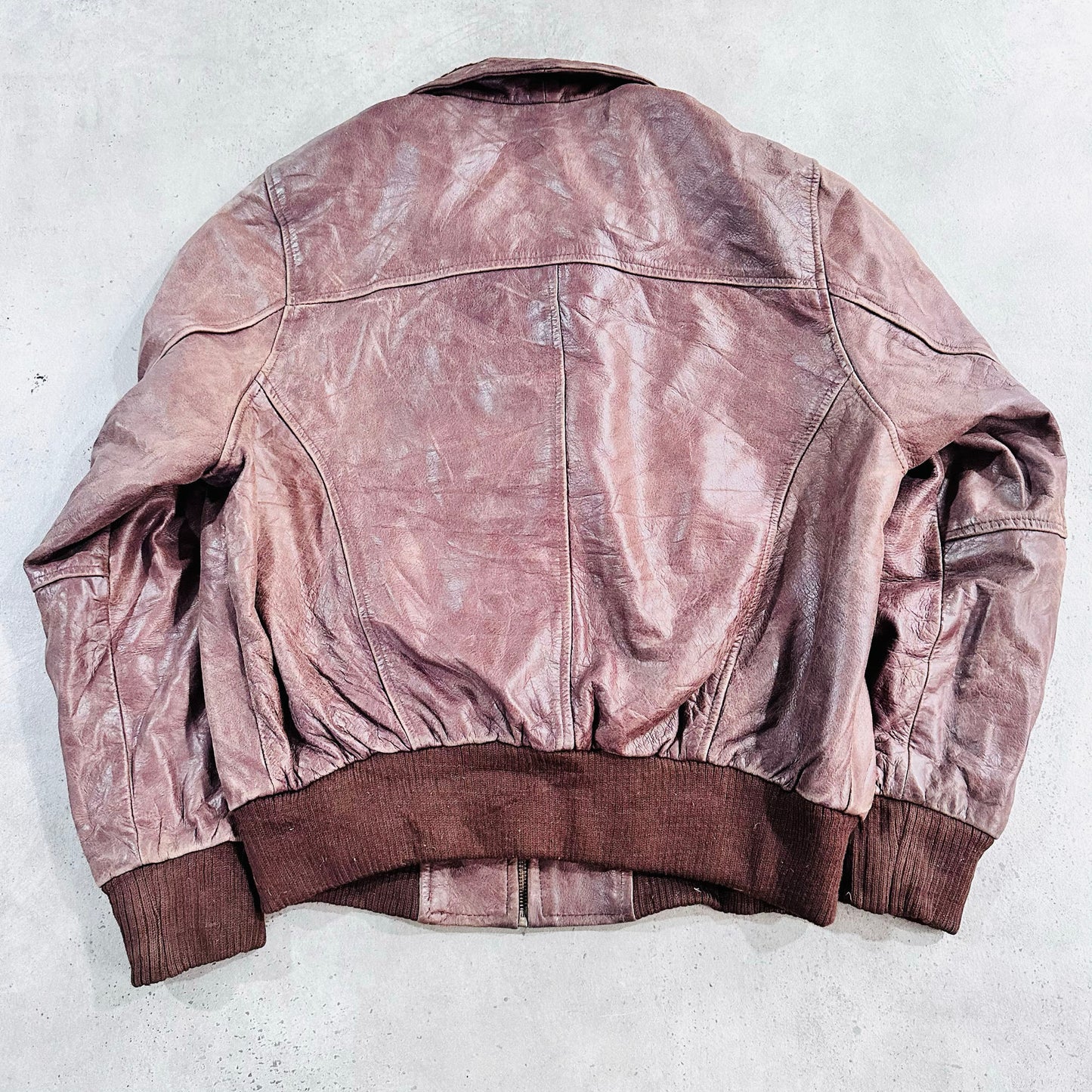 Vintage 70s-90s France Retro Flight Leather Jackets