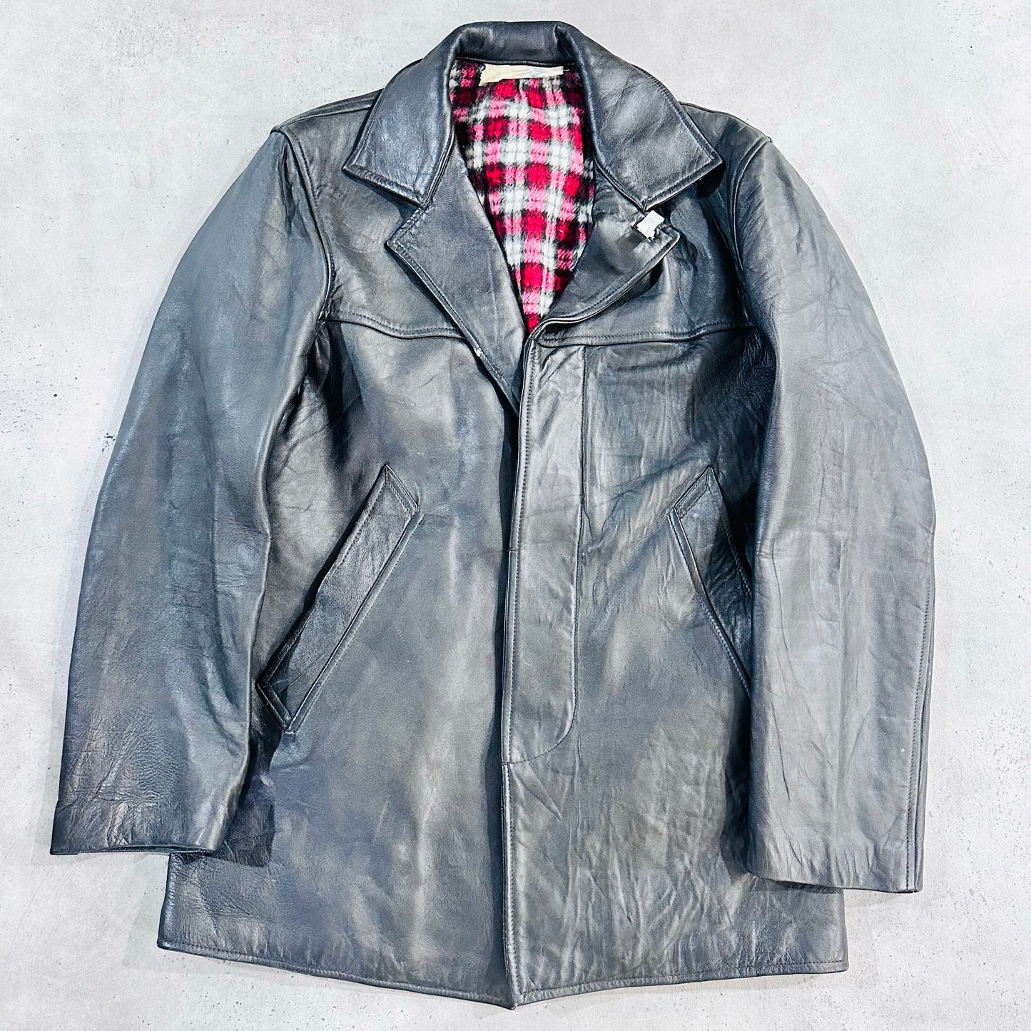 Vintage 70s-90s Retro Mid-Length Leather Jackets