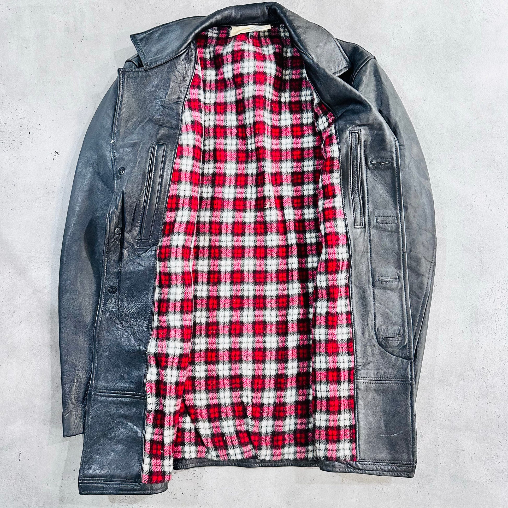 Vintage 70s-90s Retro Mid-Length Leather Jackets