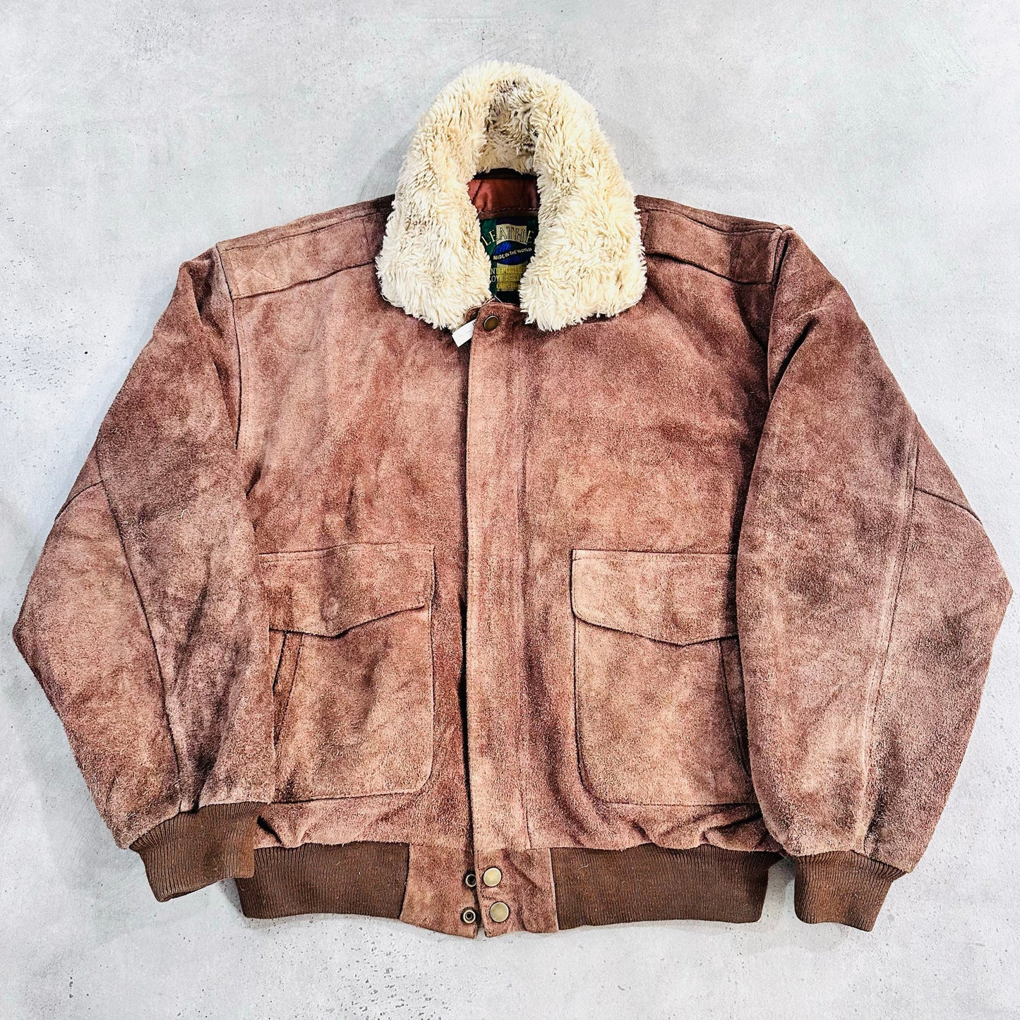 Vintage 70s-90s South Korea Retro Flight Leather Jackets