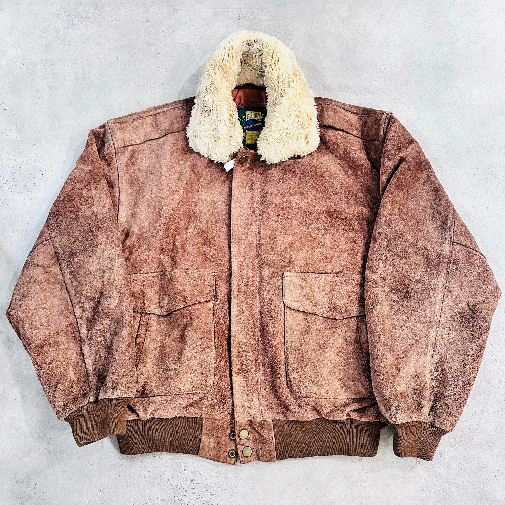 Vintage 70s-90s South Korea Retro Flight Leather Jackets