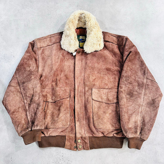 Vintage 70s-90s South Korea Retro Flight Leather Jackets