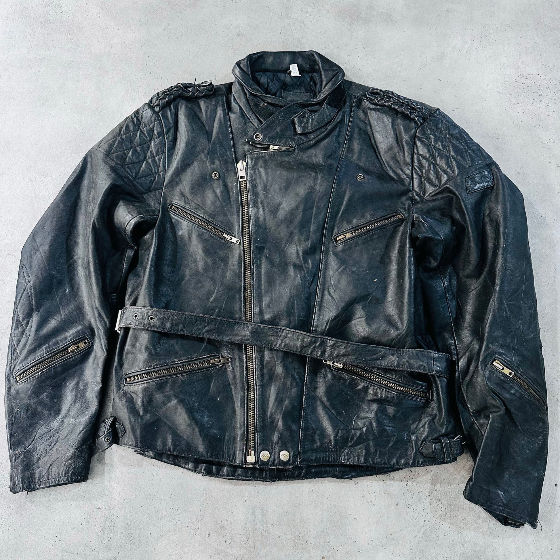Vintage 70s-90s Italy Dainese Retro Motorcycle Leather Jackets