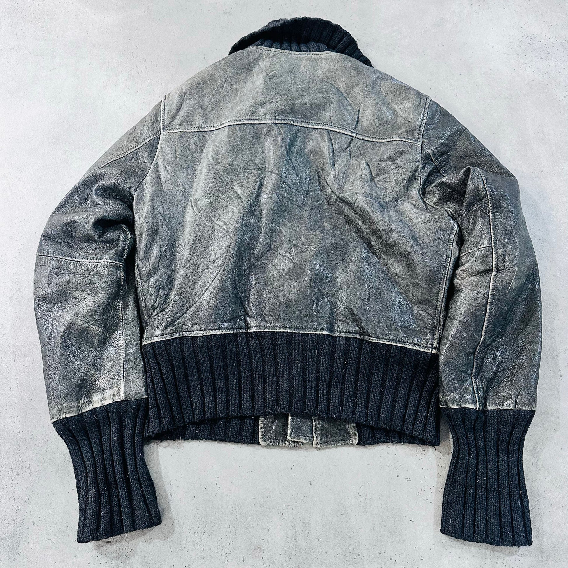 Vintage Italy Pre-owned Luxury Flight Leather Jackets