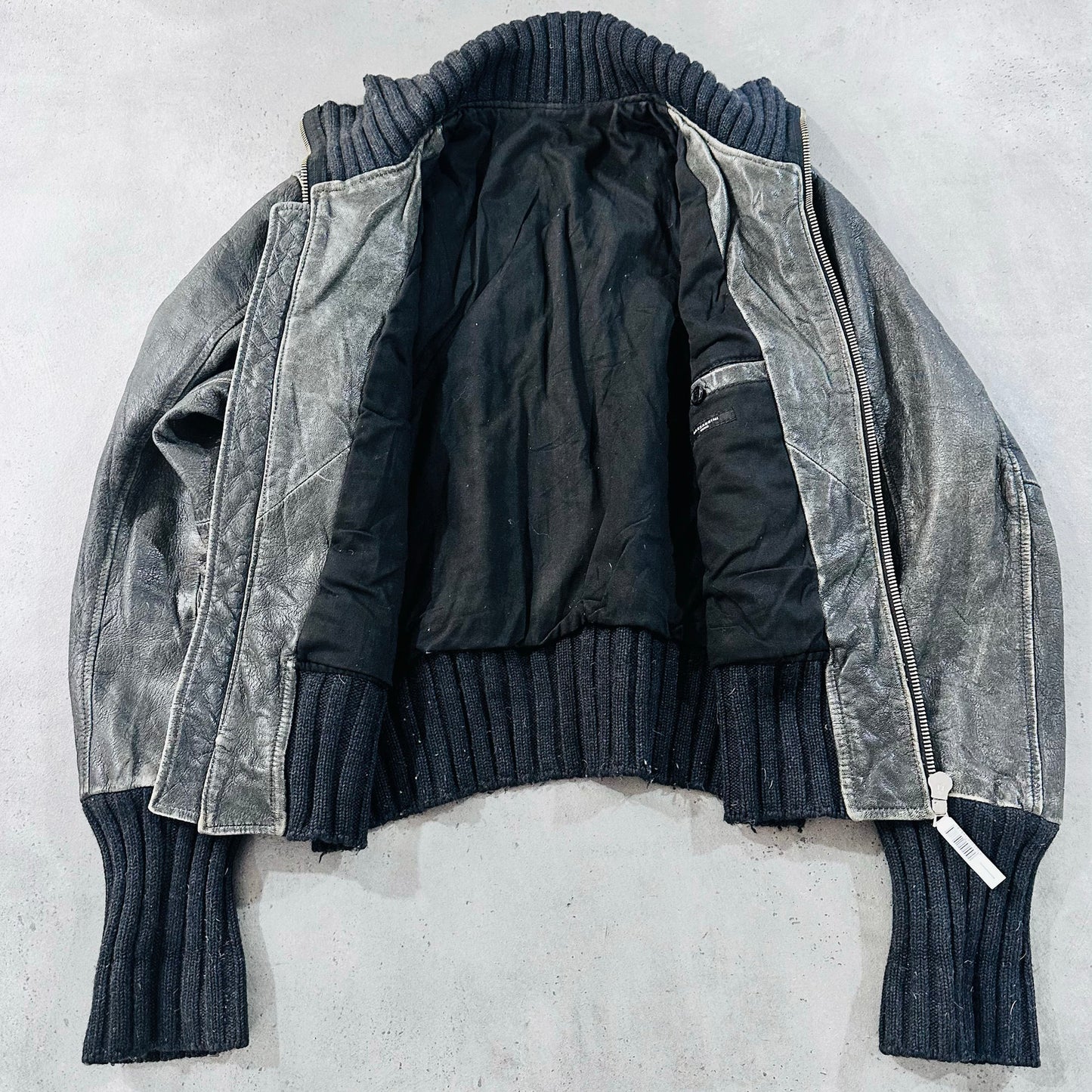 Vintage Italy Pre-owned Luxury Flight Leather Jackets