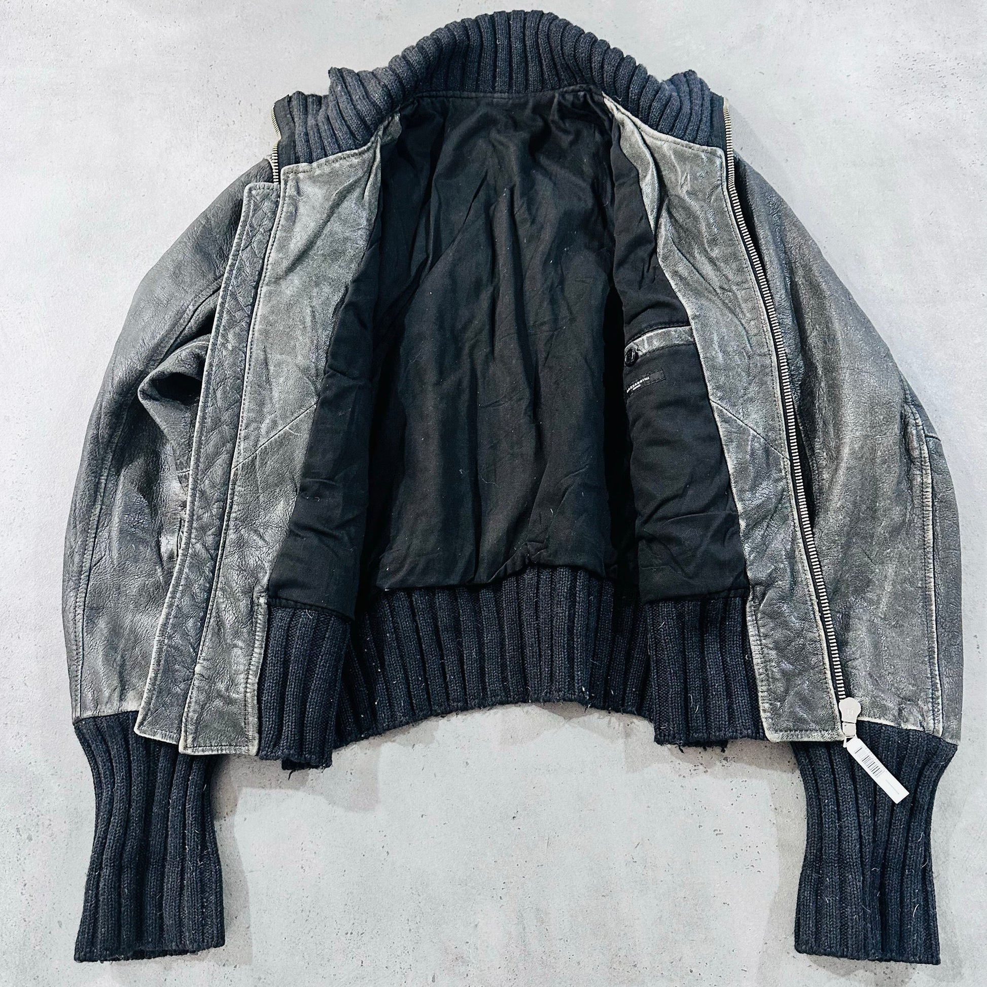 Vintage Italy Pre-owned Luxury Flight Leather Jackets