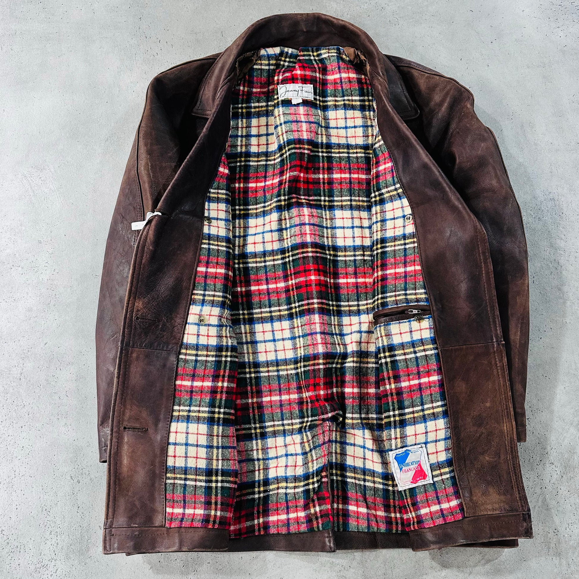 Vintage 70s-90s France Retro Leather Jackets