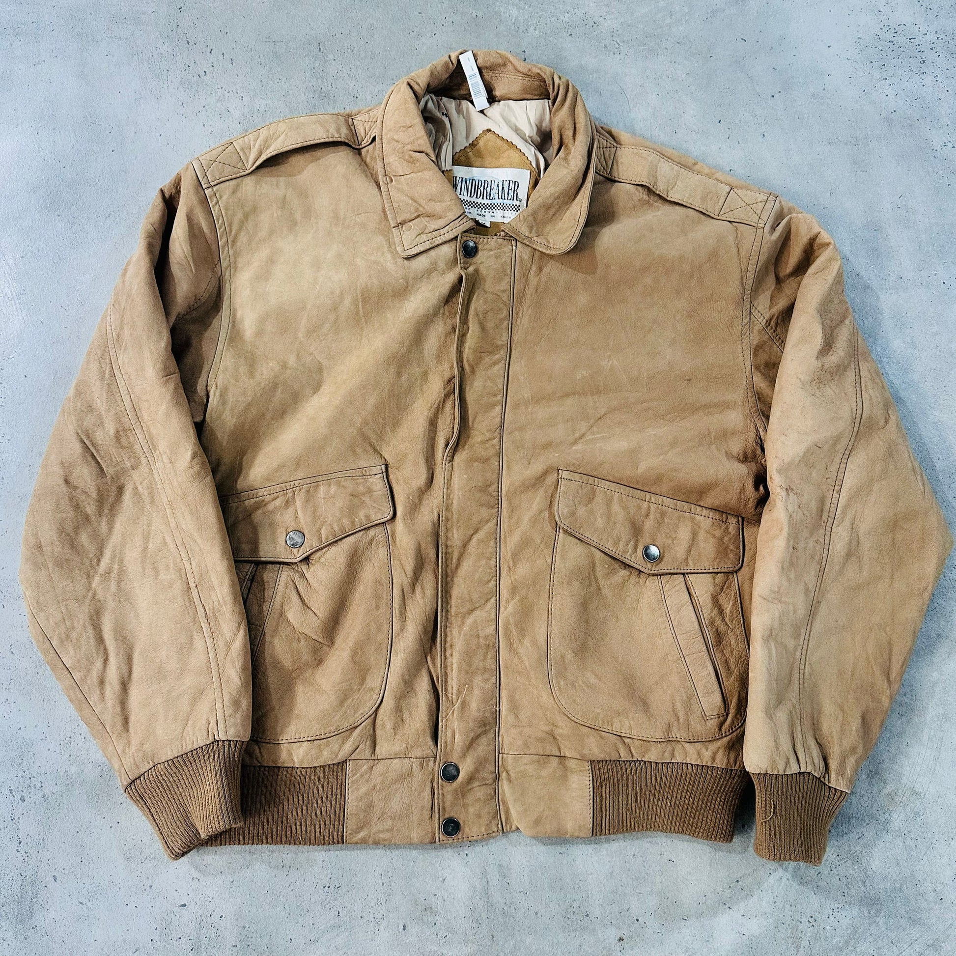 Vintage 70s-90s South Korea Retro Flight Leather Jackets
