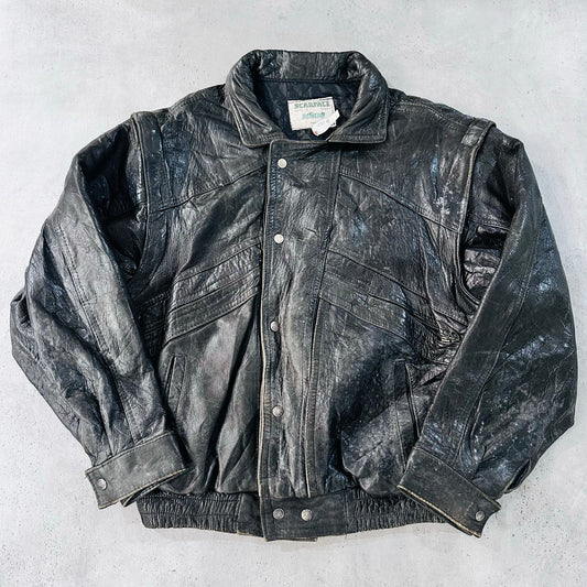 Vintage 70s-90s France Retro Leather Jackets