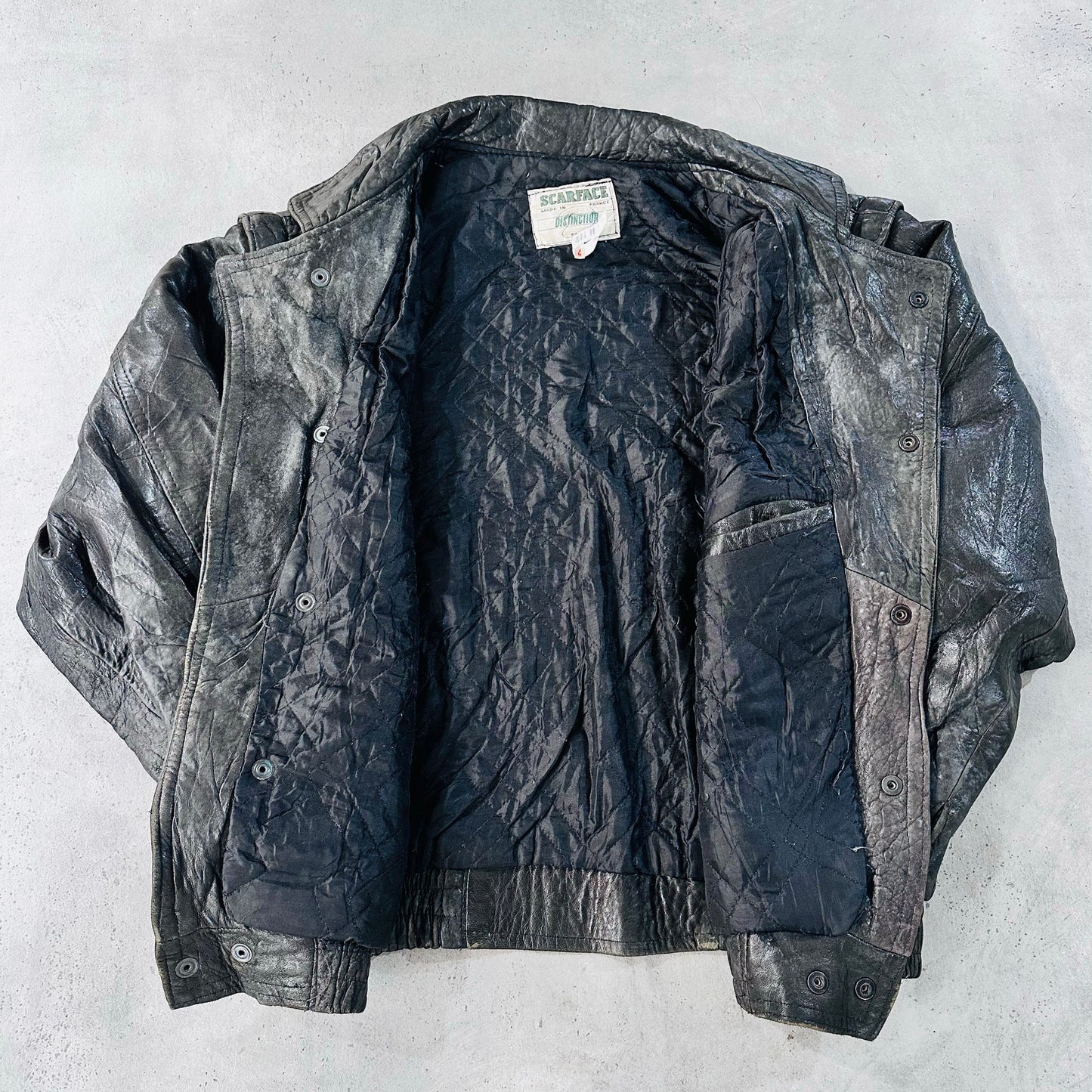 Vintage 70s-90s France Retro Leather Jackets