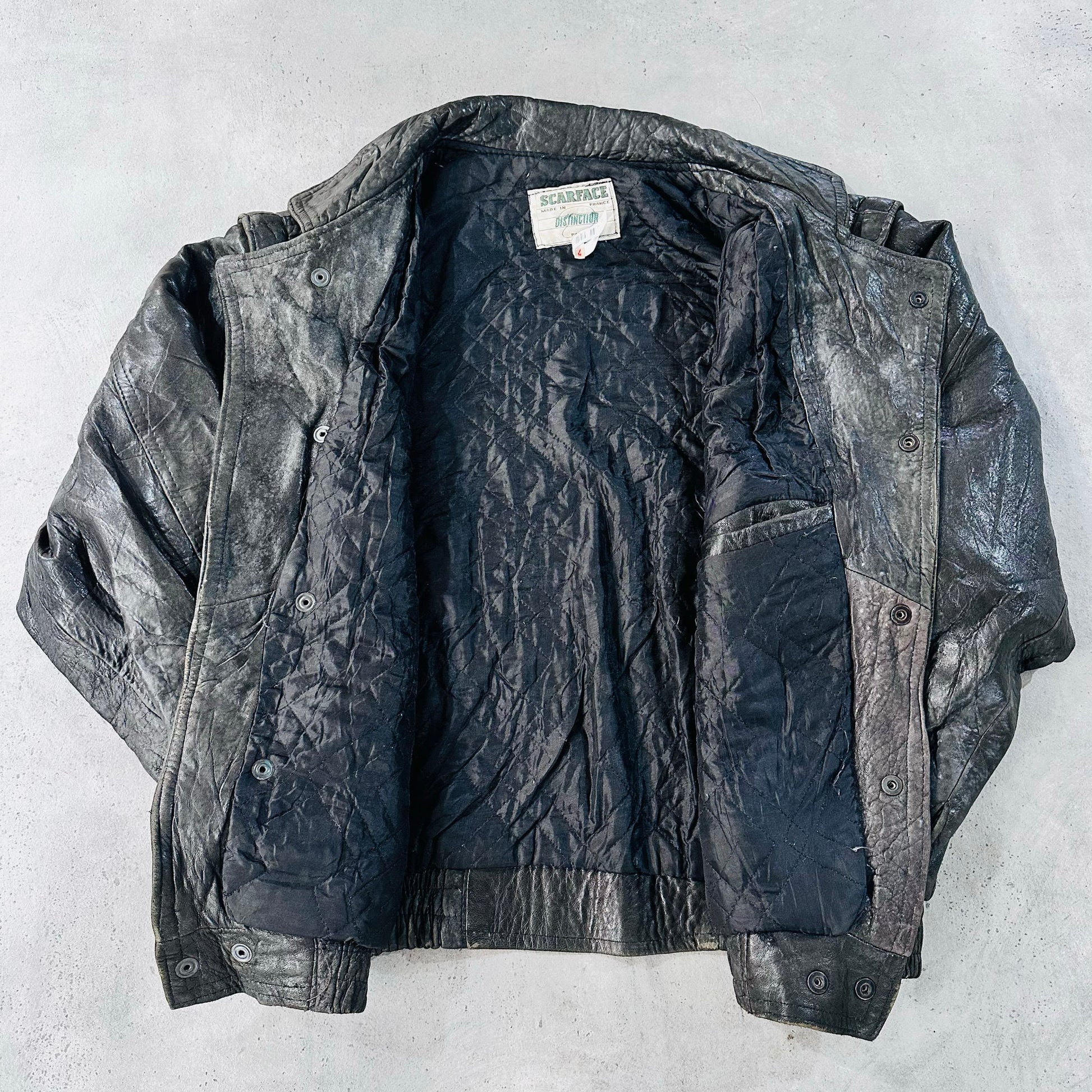 Vintage 70s-90s France Retro Leather Jackets