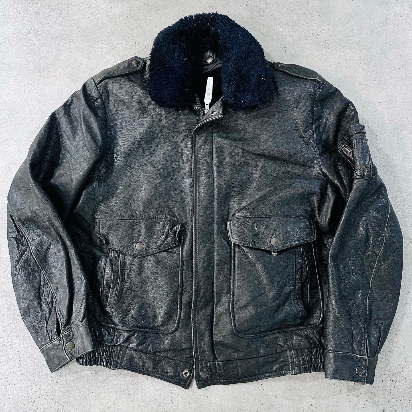 Vintage 70s-90s Military Flight Leather Jackets