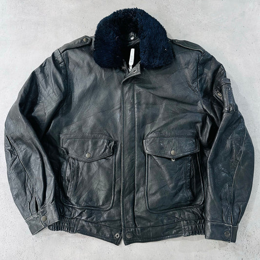 Vintage 70s-90s Military Flight Leather Jackets