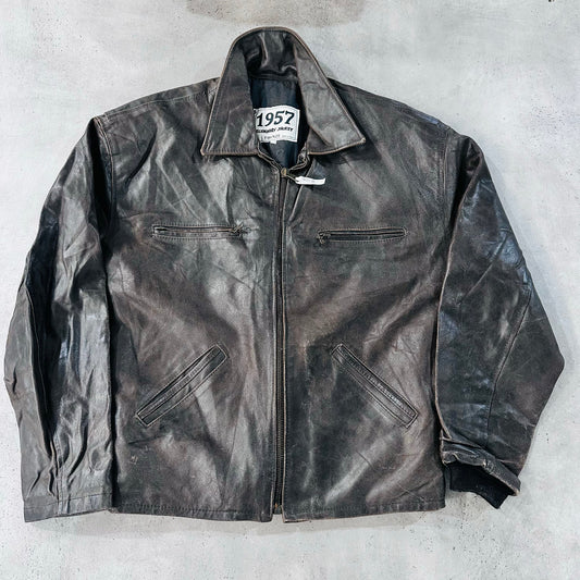 Vintage Italy Retro Leather Jackets