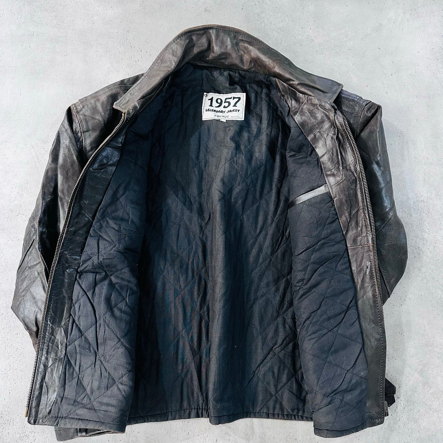 Vintage Italy Retro Leather Jackets