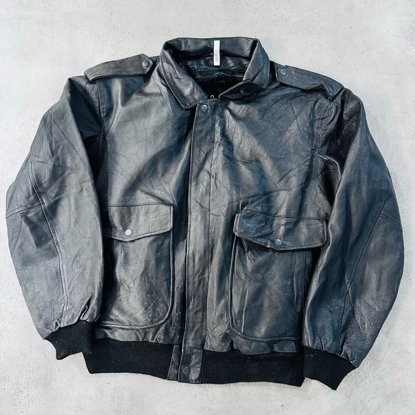 Vintage France Military Flight Leather Jackets