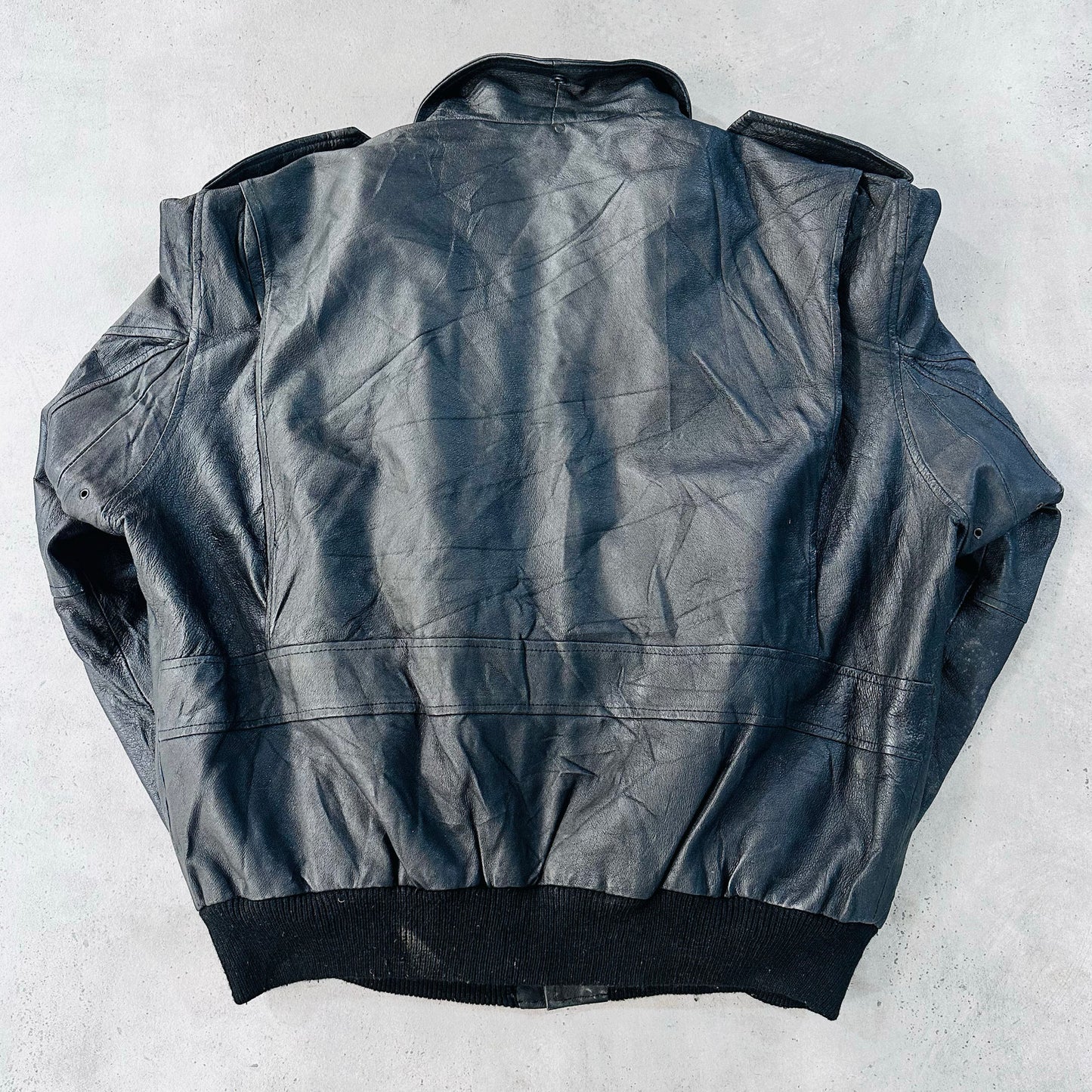 Vintage France Military Flight Leather Jackets