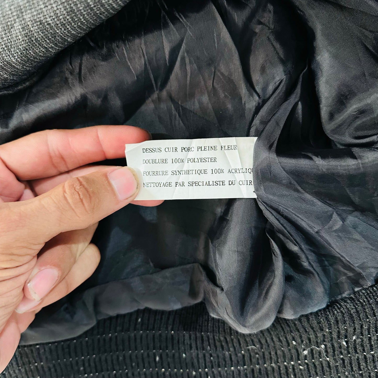 Vintage France Military Flight Leather Jackets