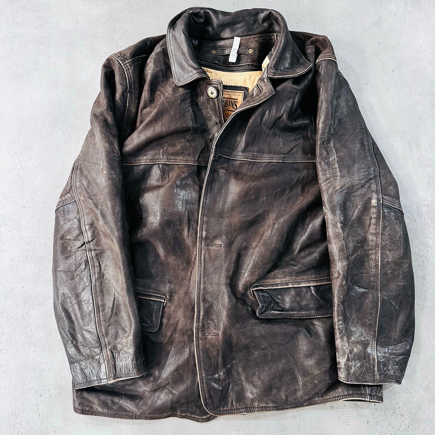 Vintage 70s-90s France Redskins Retro Leather Jackets