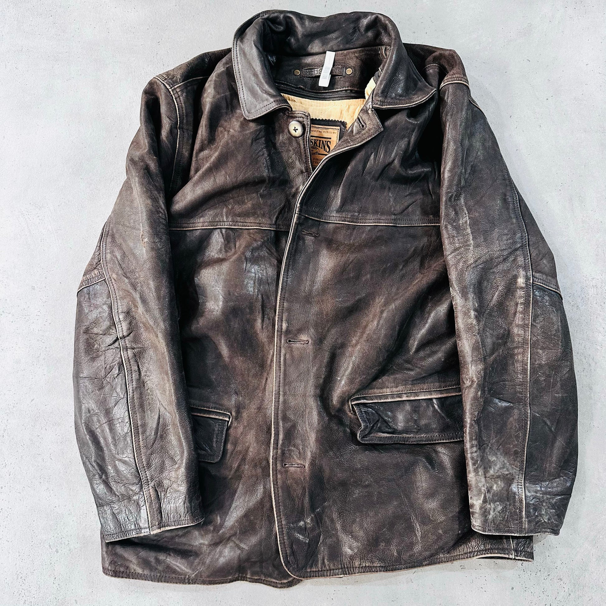 Vintage 70s-90s France Redskins Retro Leather Jackets
