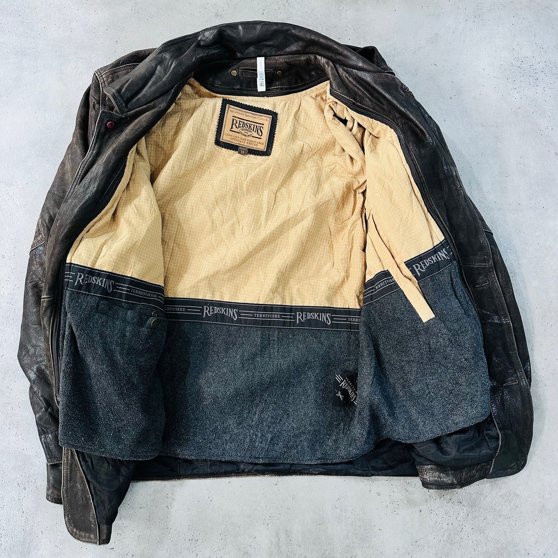 Vintage 70s-90s France Redskins Retro Leather Jackets