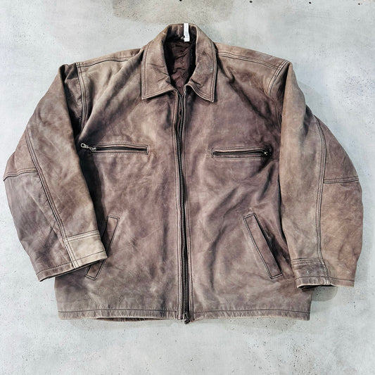 Vintage 70s-90s France Retro Leather Jackets