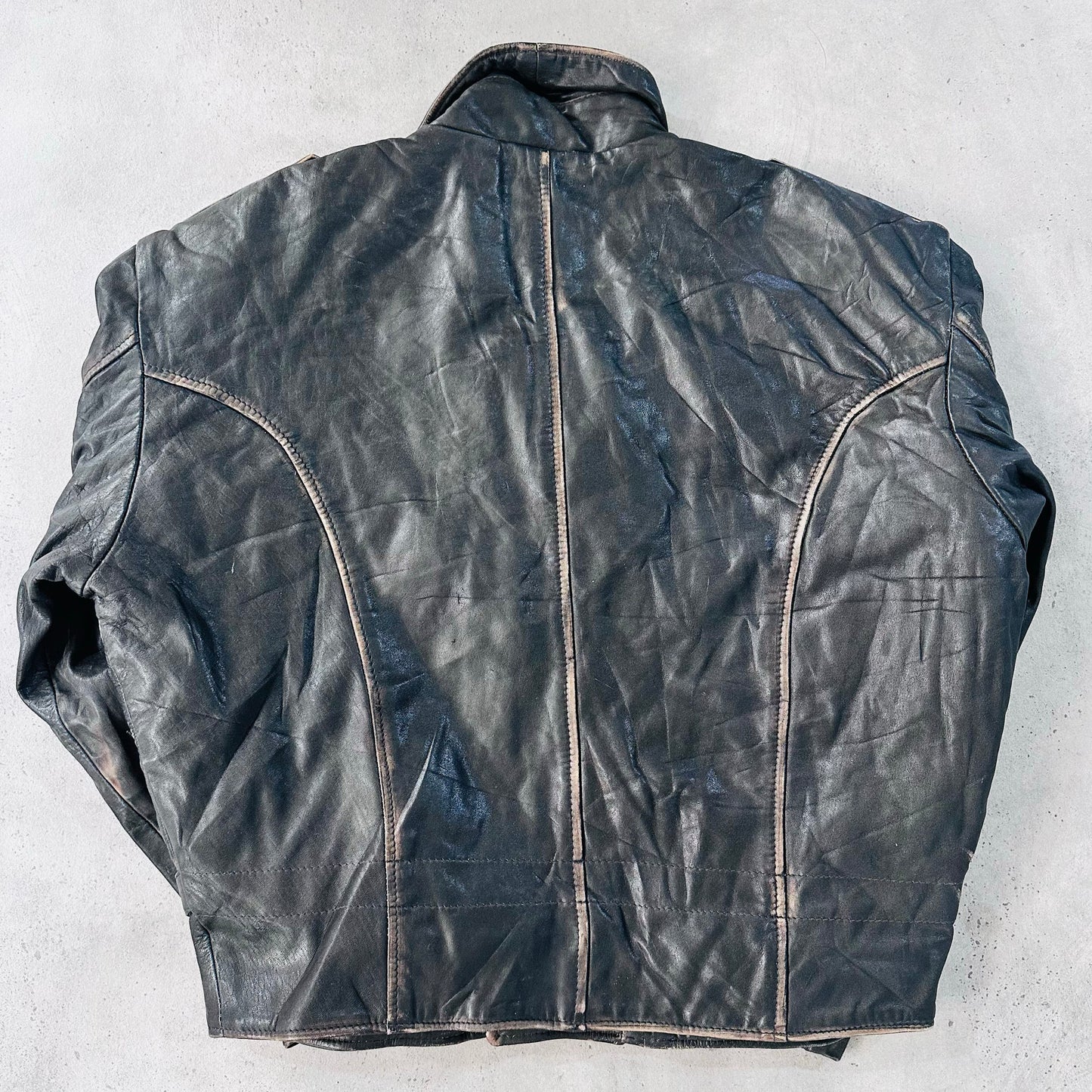 Vintage 70s-90s Retro Double Rider Leather Jackets