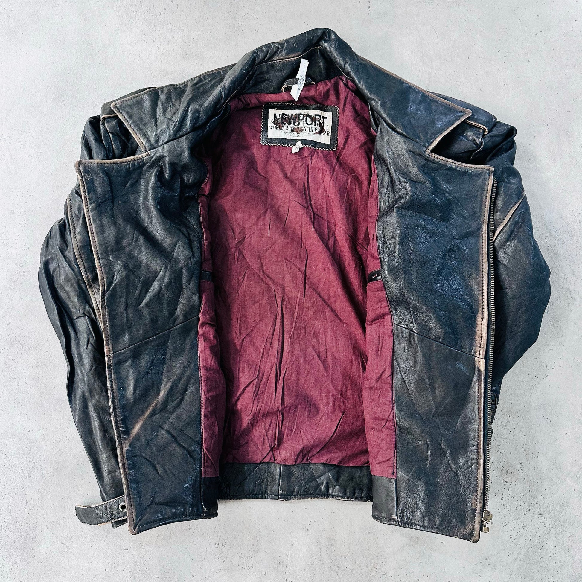 Vintage 70s-90s Retro Double Rider Leather Jackets