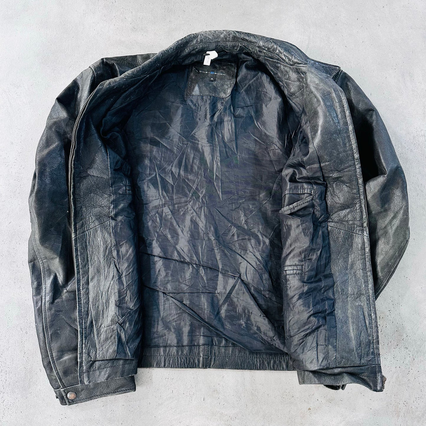 Vintage 70s-90s France Chevignon Retro Leather Jackets